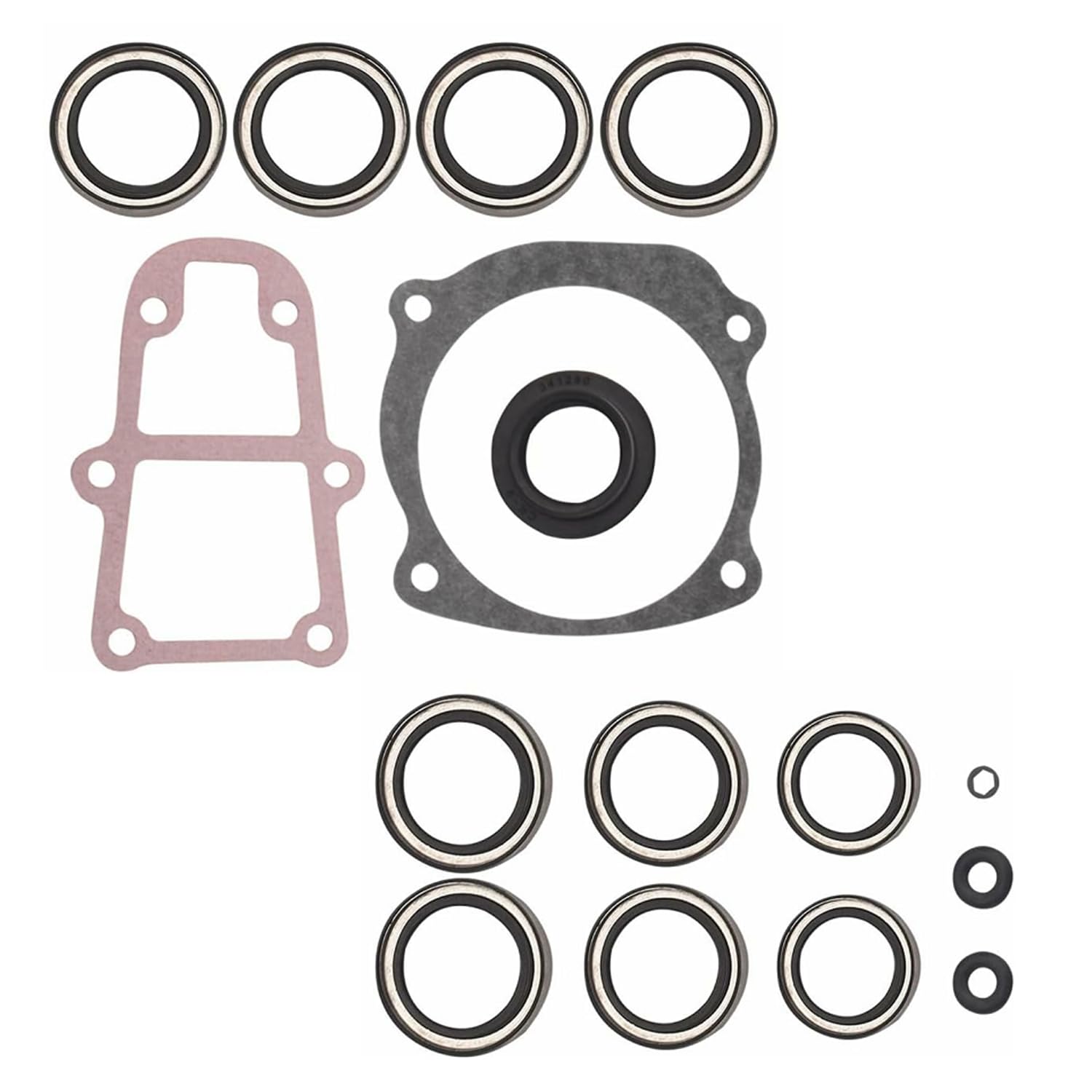 5006373 Gearcase Seal Kit - By Huthbrother, Compatible With Johnson Evinrude 396354 434516 437752 437753 438278 439141 5000411, Fits Model 75-250 Hp