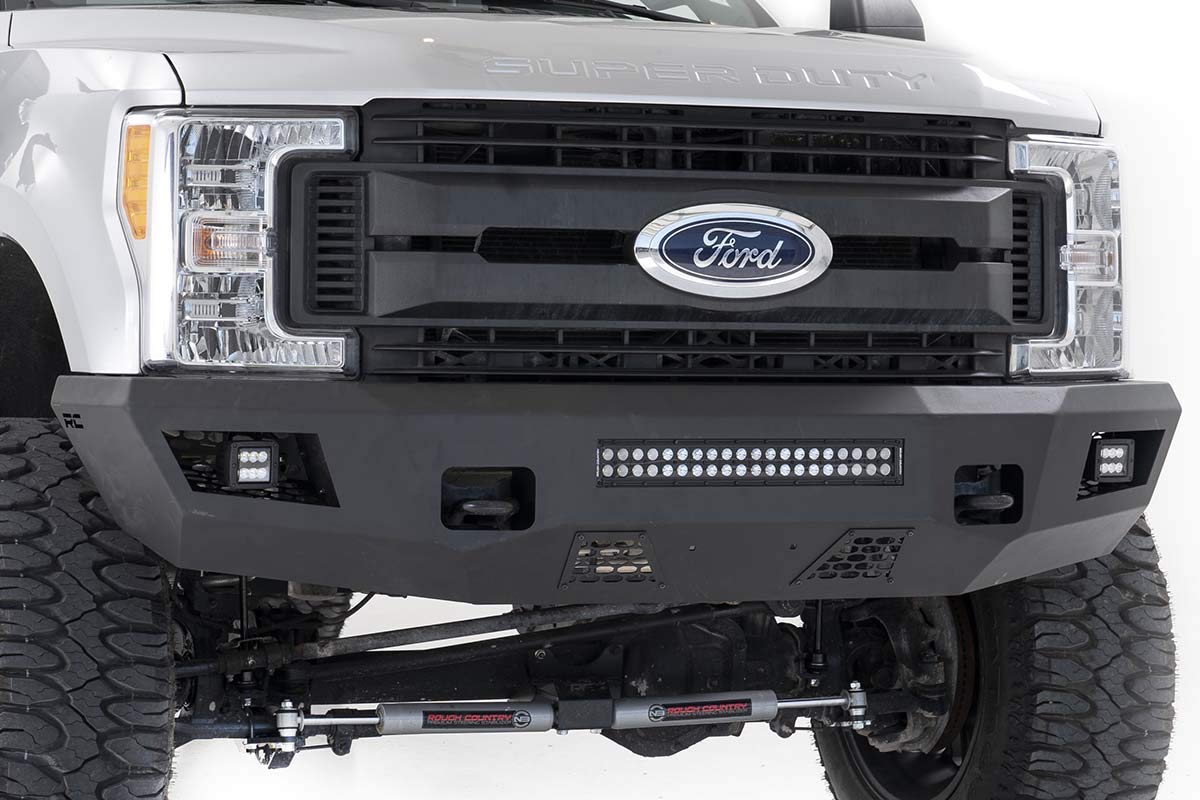Rough Country Heavy Duty Front Led Bumper For 2017-2022 F-250/F-350-10787