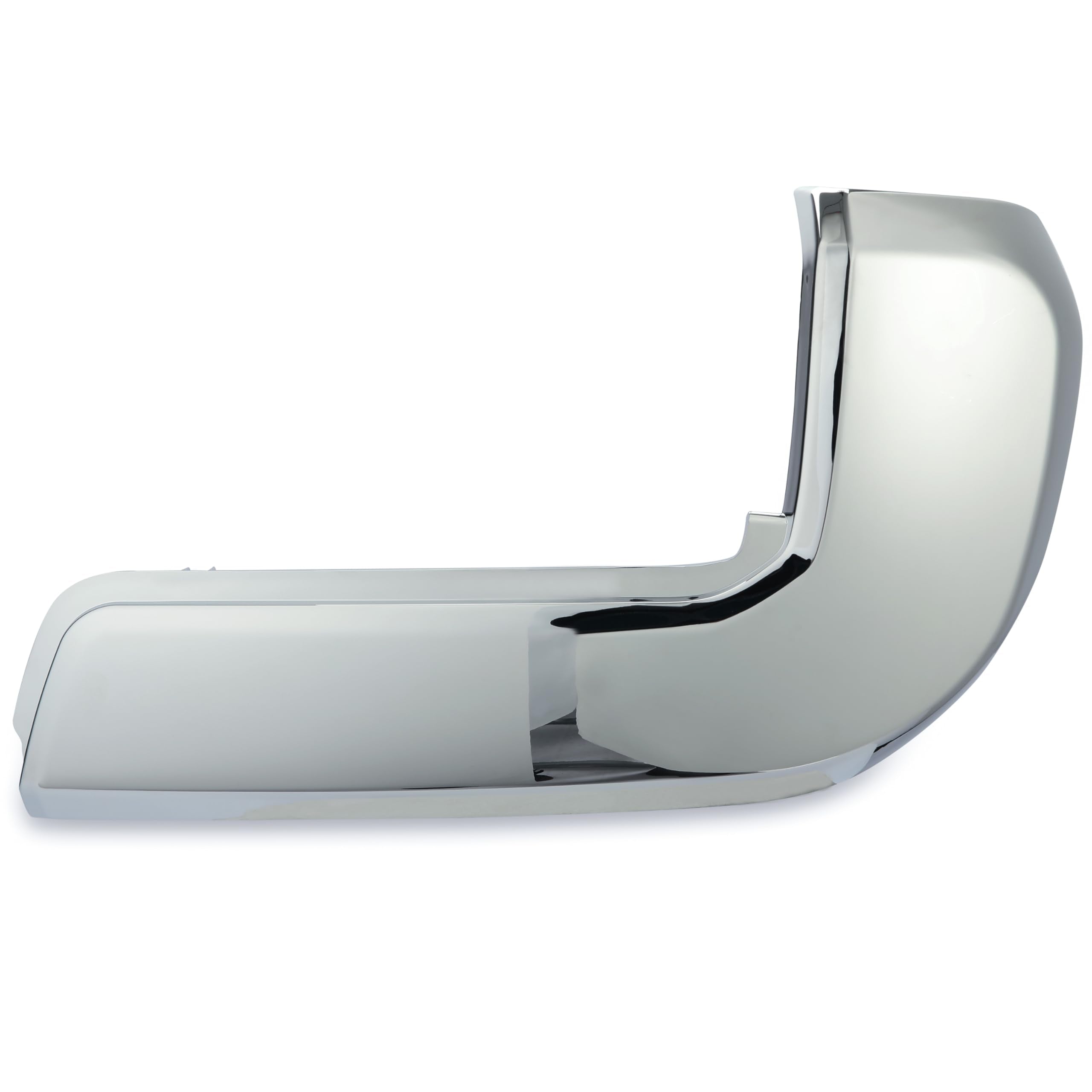 KUAFU Rear Bumper End Caps RH Compatible with 2016-2023 Toyota Tacoma w/o Parking Sensors Holes Chrome Covers Corner Extension R