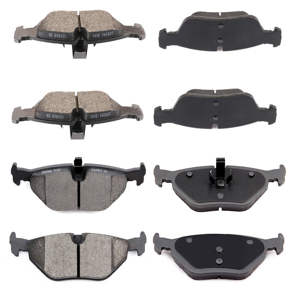 Eccpp D781-7847 D763-7631 Front Semi Metallic & Rear Ceramic Disc Brake Pad Set Fit For Bmw 318I 1992-1999,For 318Is 1992-1999,F