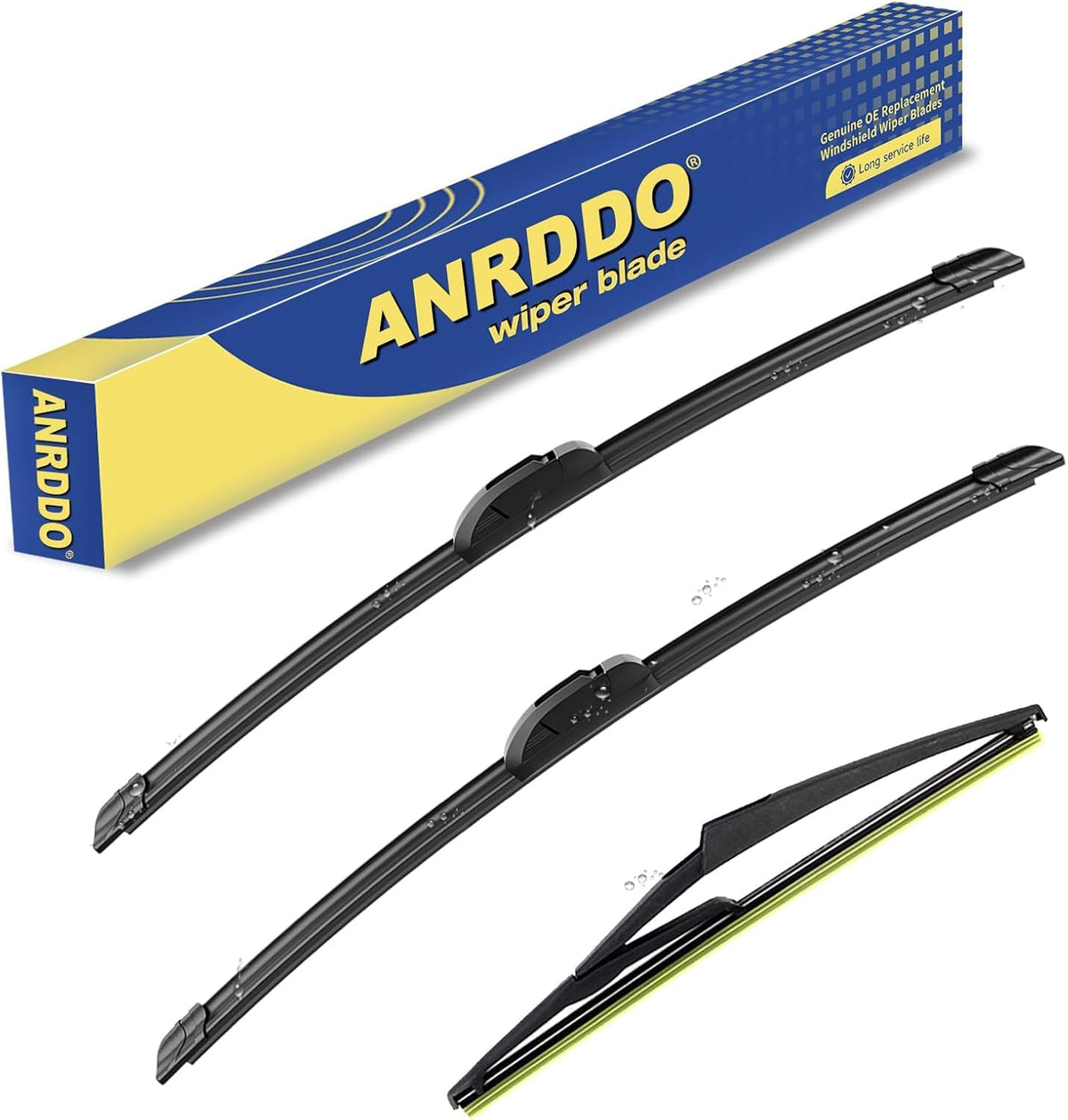 3 Wipers Replacement For Nissan Rogue 2008 2009 2010 2011 2012 2013 Windshield Wiper Blades Original Equipment Replacement - 26'