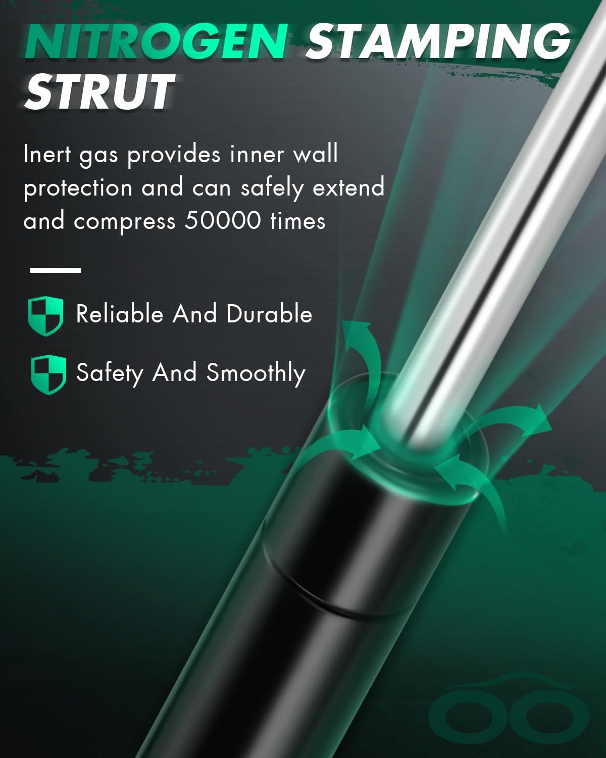 Scitoo Hood Lift Supports Replacement Struts Gas Springs Shocks Fit For Volkswagen Touareg 2004-2010