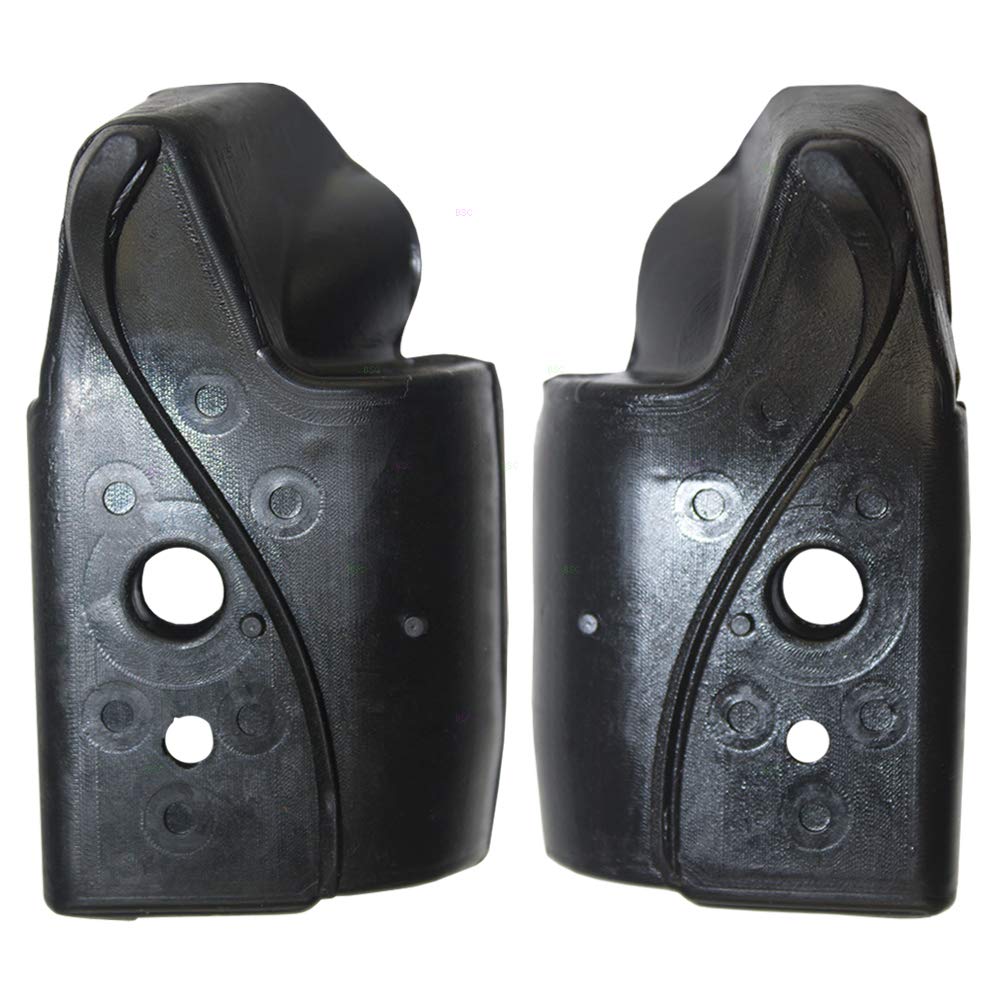 Brock Replacement Pair Set Side Panel Rear Corner Weatherstrip Hard Soft Top Rail Retainer Mucket Seals Compatible With Wrangler