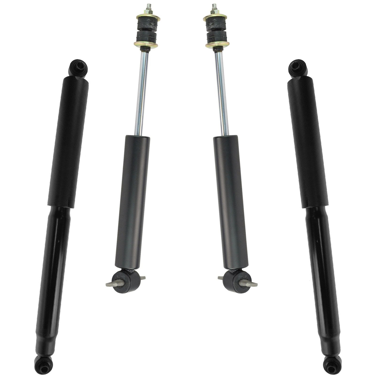 Trq Front And Rear Shock Absorber Set Compatible With 1997-2004 Dodge Dakota 1999-2003 Durango