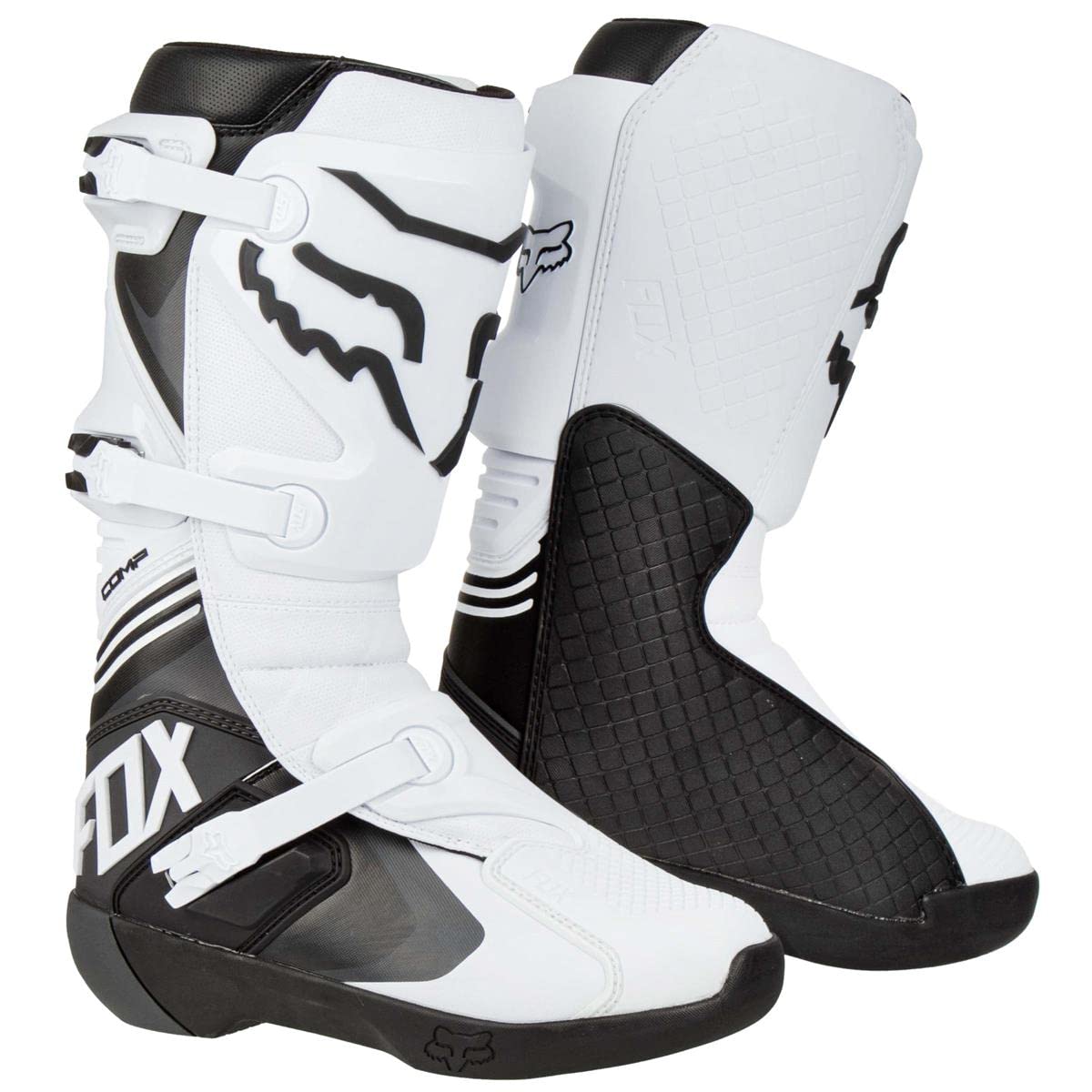 Fox Racing Men's Comp Motocross Dirt Bike Boots, White, 11