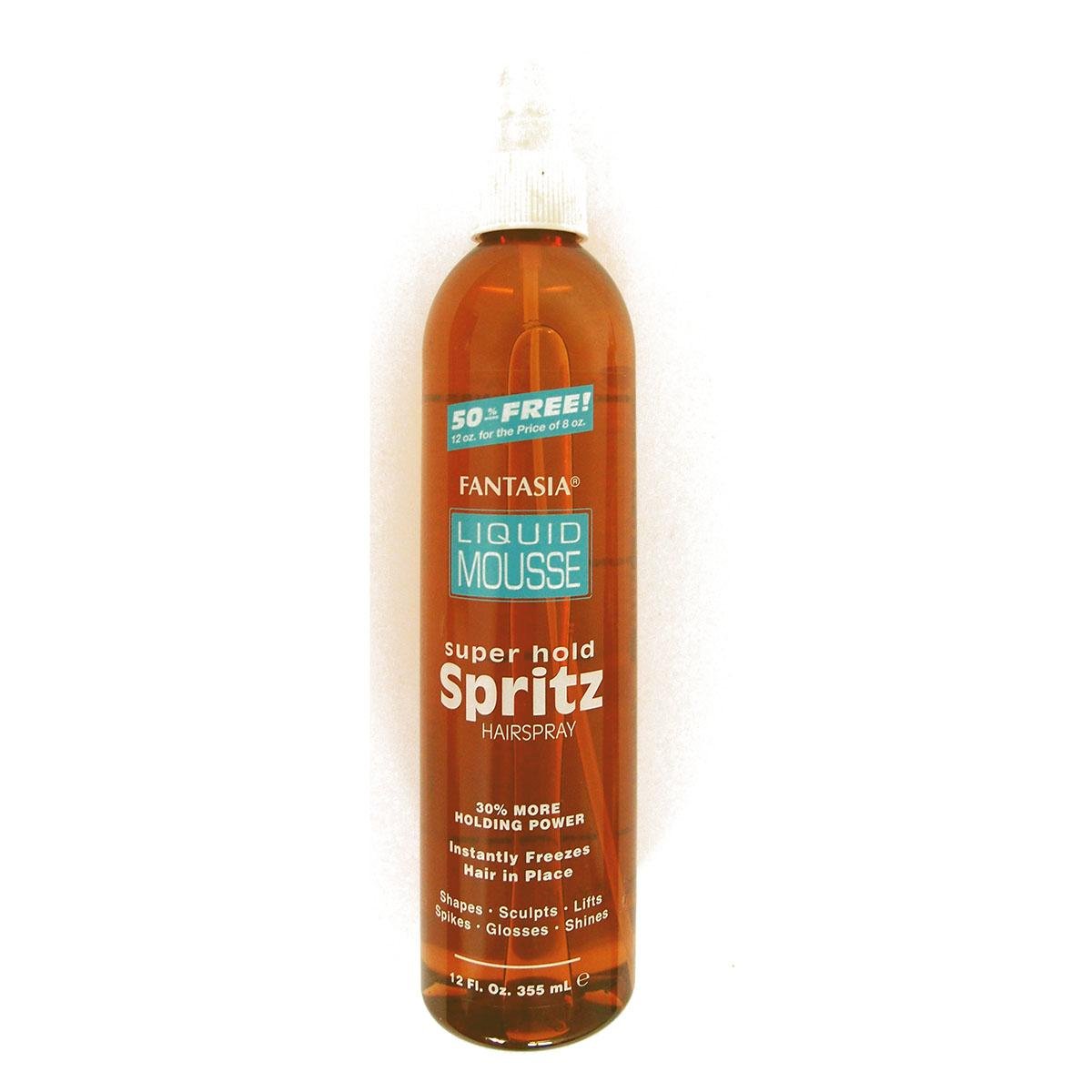 Fantasia Liquid Mousse Spritz Spary Super Hold  10 Fl Oz-New