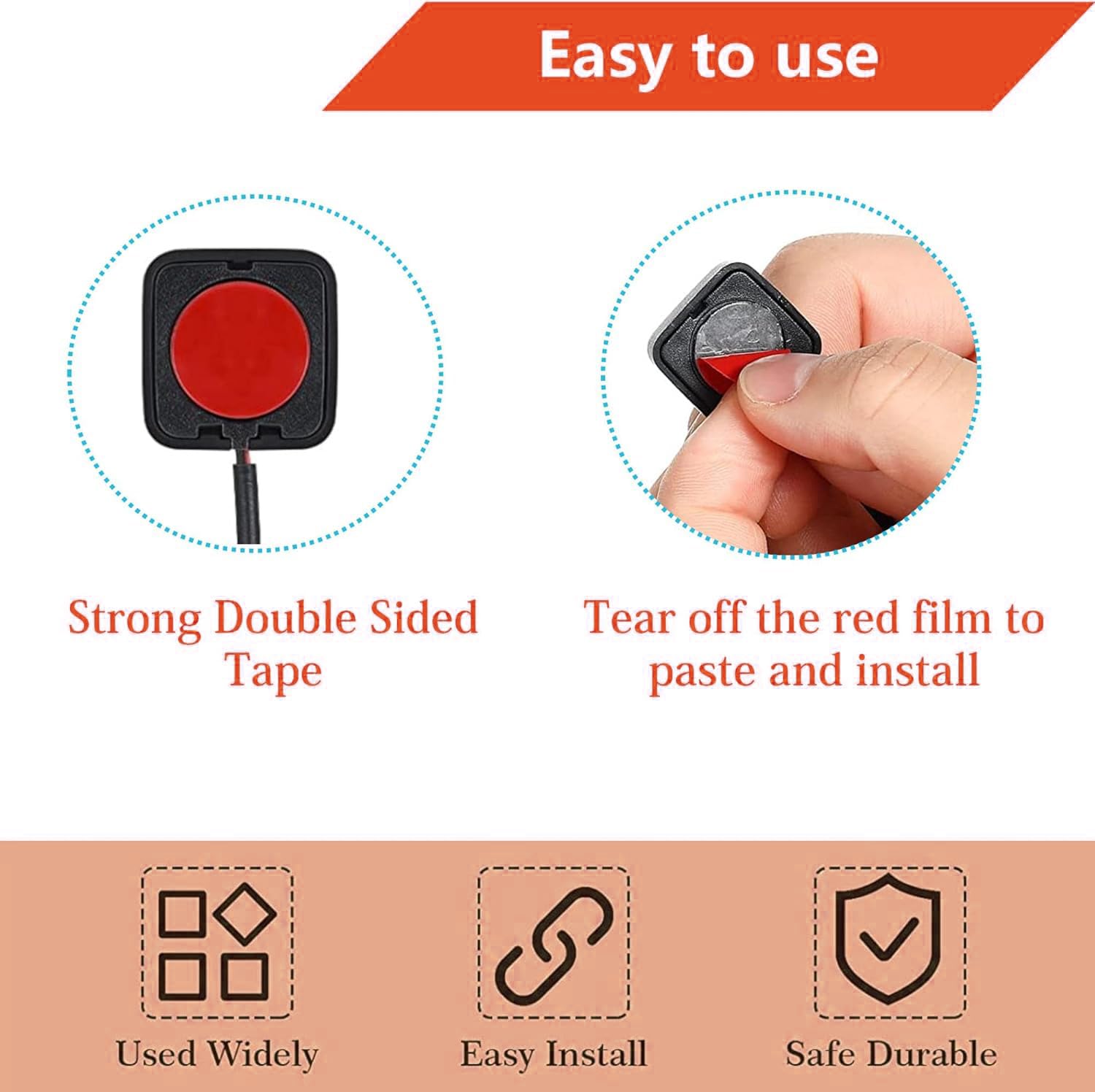 Gebildet 4Pcs Momentary Push Button Switch With Ph2.0Mm 3Pin Connector, On/Off Horn Buttons, 0.5A Surface Mount Mini Switches Fo