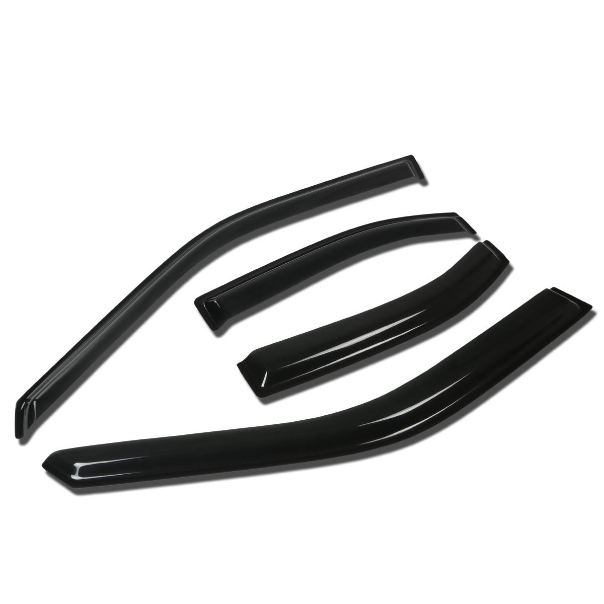 Auto Dynasty Rain Guards Tape-On Compatible With 2000-2006 Sentra B15 4Dr 4Pcs Window Vent Visor Deflector