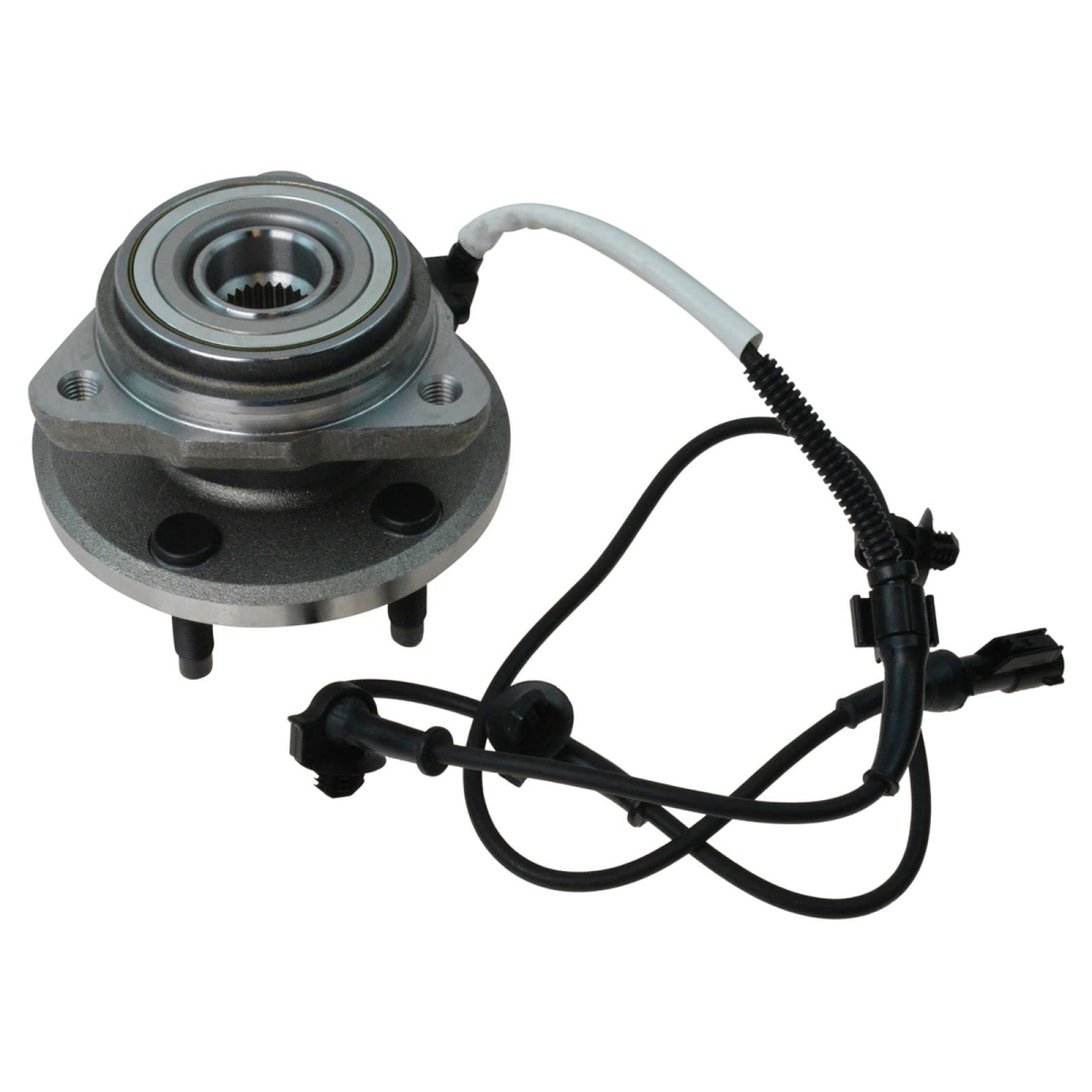 Trq Front Wheel Bearing & Hub Assembly 4Wd With Abs Sensor Compatible With 2003 Ford Explorer Sport 2003-2005 Explorer Sport Tra