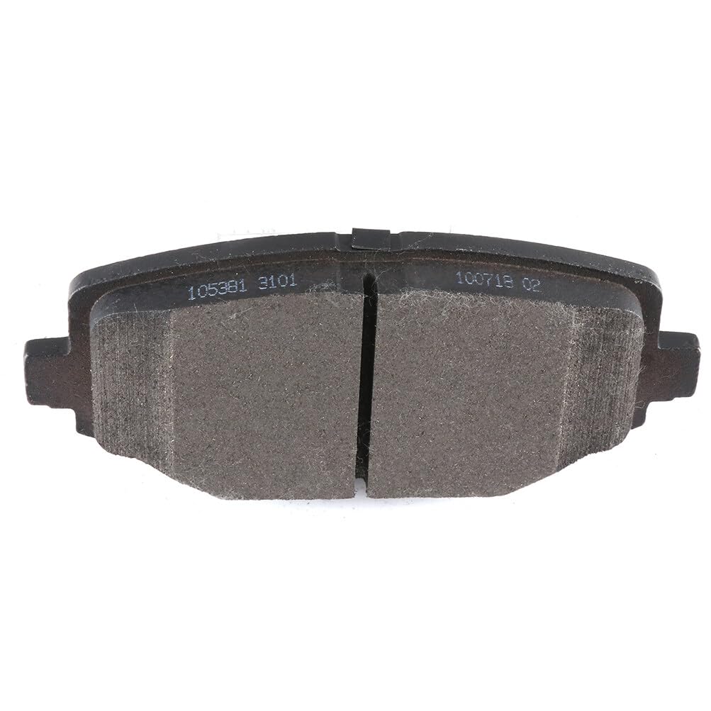 Eccpp D1589-8800 D1596-8811 Front & Rear Semi Metallic Disc Brake Pad Set Fit For Chrysler Town & Country 2012-2016,For Dodge Gr