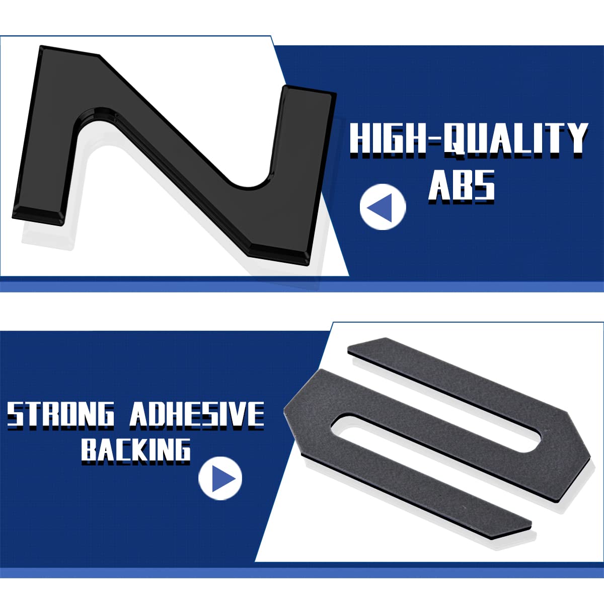 Tailgate Inserts Letters Compatible For 2022 2023 2024 2025 Santa Cruz 3D Raised & Strong Adhesive Decals Letters Rear Emblem Decal Sticker Compatible For Santa Cruz Accessories-Matte Black