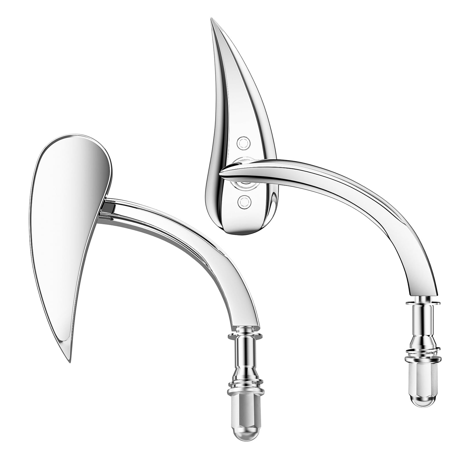 8Mm 10Mm Motorcycle Rearview Mirrors Handlebar Compatible With Harley Davidson Road King Street Electra Glide Road Glide Dyna So