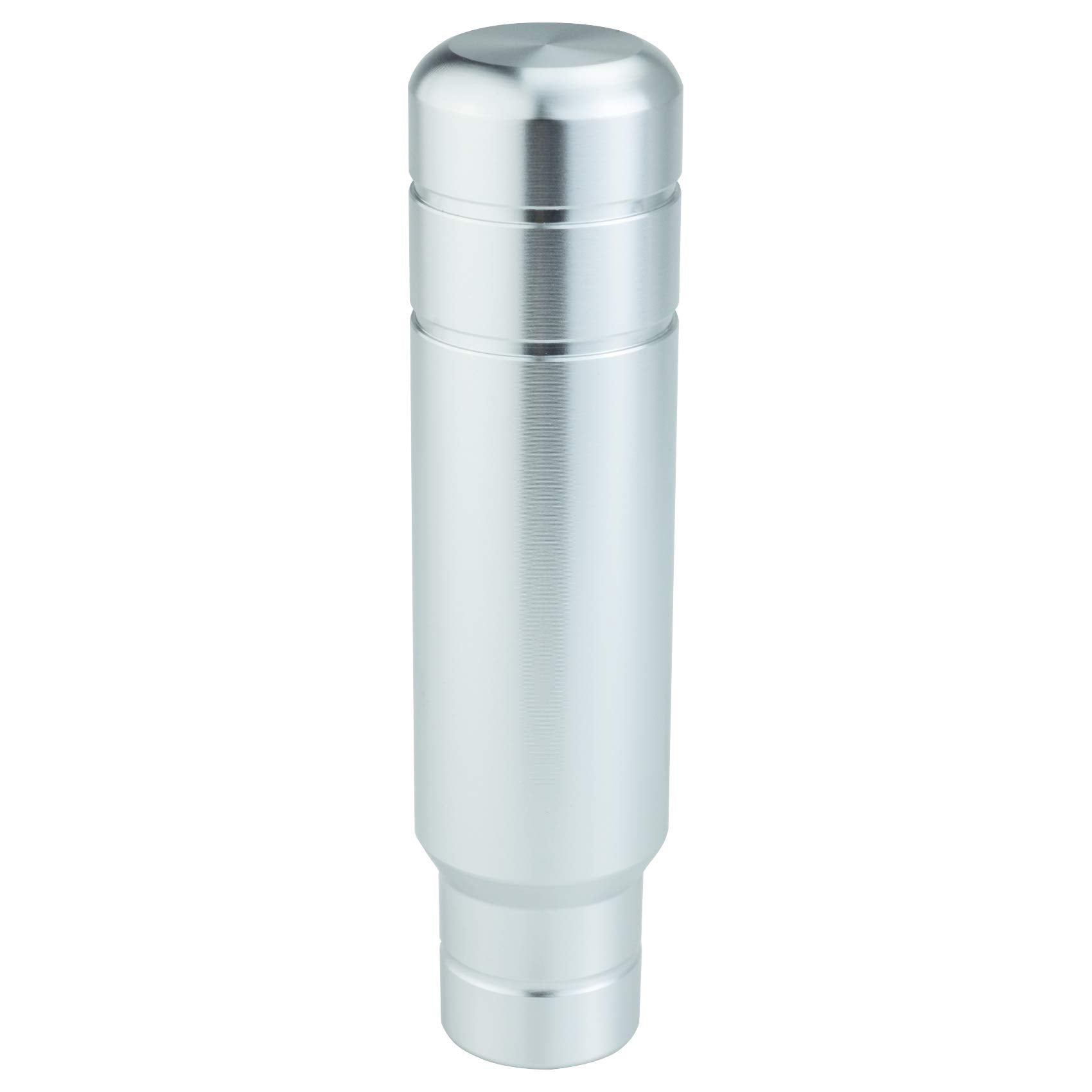 Abfer Metal Heavy Shift Knob, 5'' Aluminum Alloy Weighted Gear Lever Stick Shifter Handle Fit Most Automatic Manual Vehicle (Sil