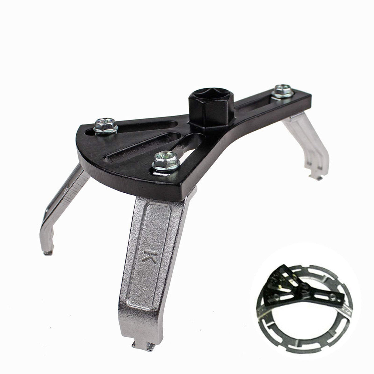 Universal Fuel Pump Removal Tool, Adjustable Fuel Pump Lock Ring Tool, Fuel Tank Lock Ring Tool, Fuel Tank Repair Kit, 5.31' To 7.17' Adjustable Lock Ring Spanner