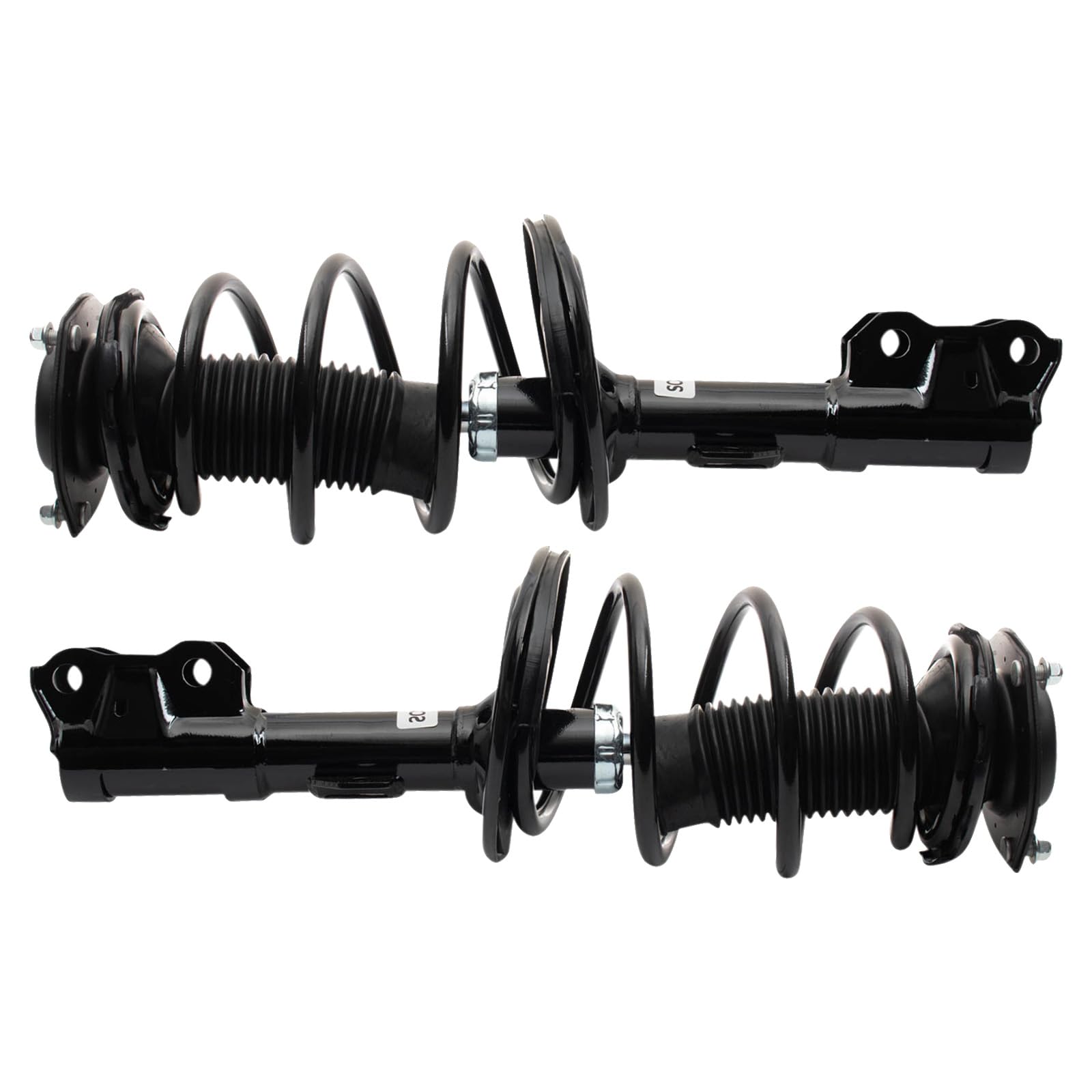 Trq Front Strut & Coil Spring Assembly Set Driver & Passenger Sides Compatible With 13-18 Toyota Avalon