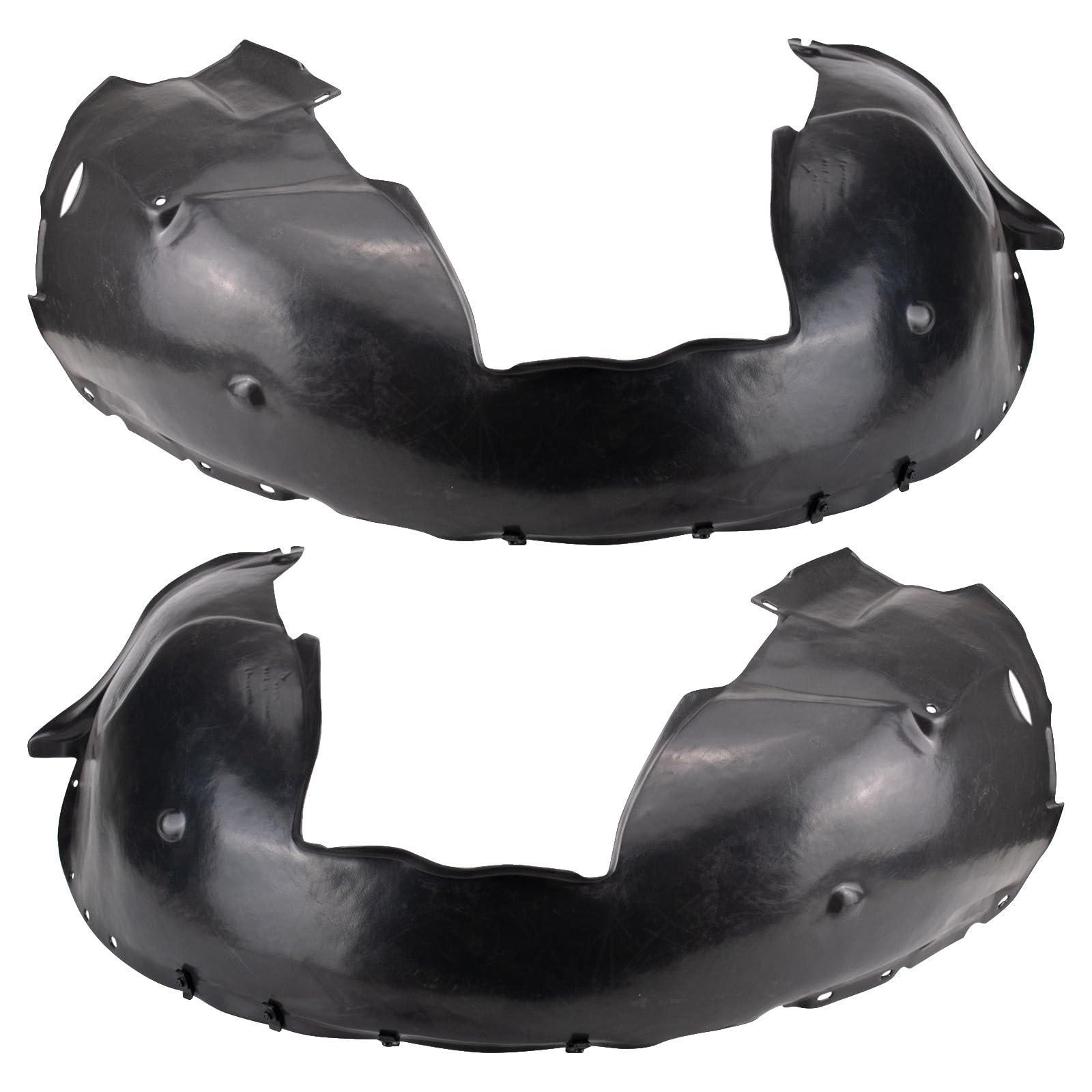 Trq Inner Fender Liner Set Compatible With 2001-2009 Volvo S60 2001-2007 V70 Vo1248105 Vo1249105