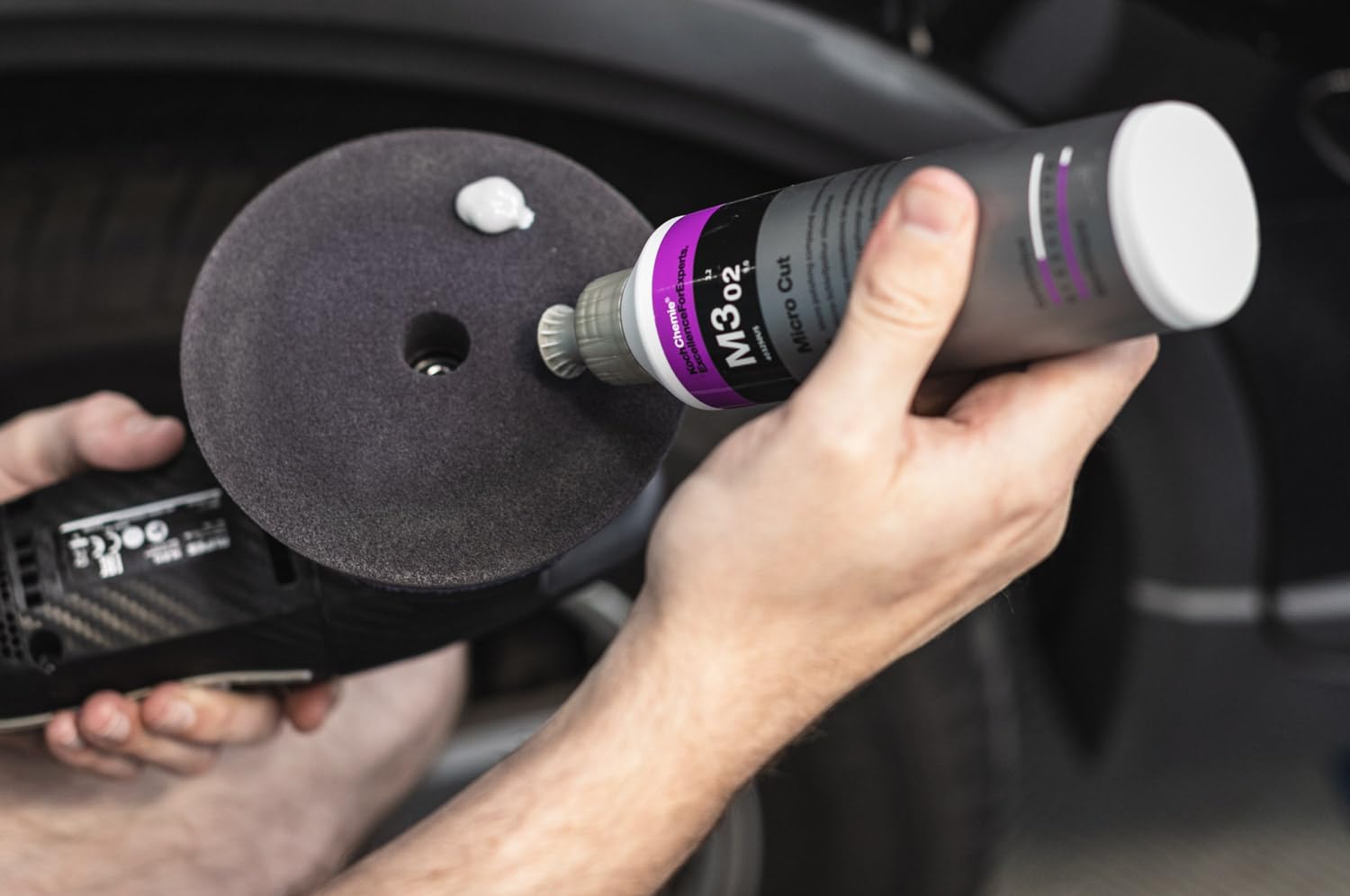 Koch-Chemie - Micro Cut Polishing Compound - Silicone Oil-Free; Permanent Removal Of Holograms, Fine Scratches, And Sanding Mark