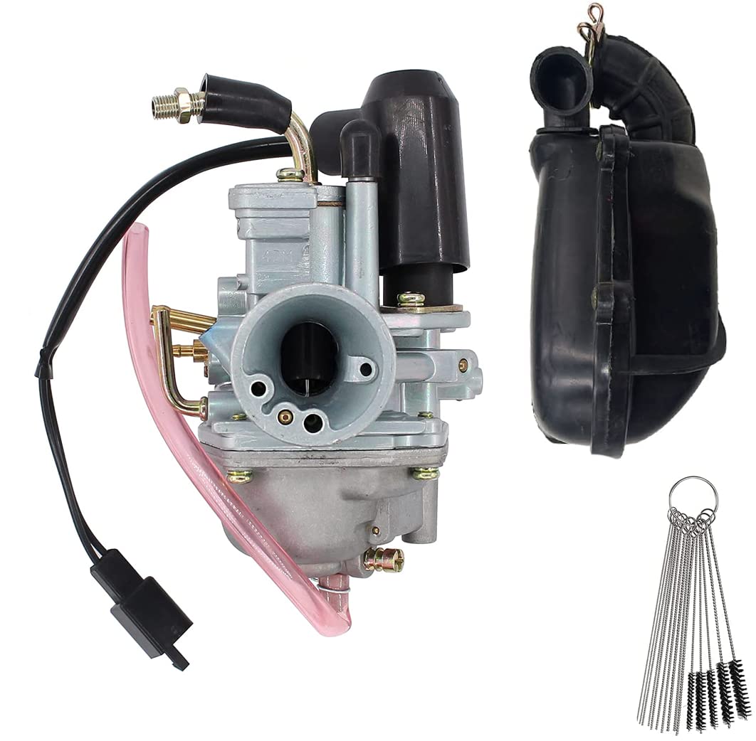 Cylinman Electric Choke Carburetor Fit For Polaris Scrambler 90 2001-2003 Sportsman 90 2001-2006 Polaris Predator 90 2004-2007 Eton Lightning 50 Sierra Thunder Txl50 Viper