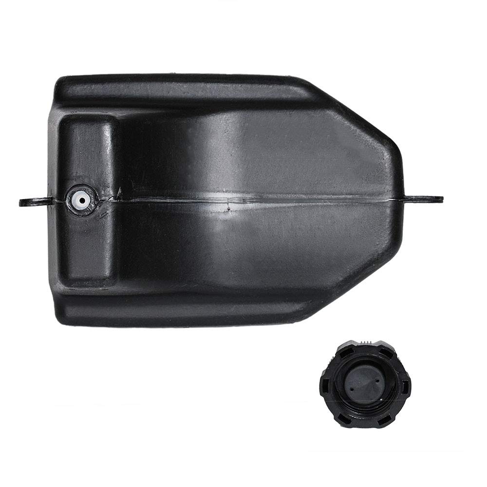 Videopup Gas Fuel Petrol Tank Plastic Fuel Tank Replacement For Chinese 50Cc 70Cc 90Cc 110Cc 125Cc 4 Stroke Atv Taotao Sunl Quad Dirt Bike 4 Wheeler Gas Tank
