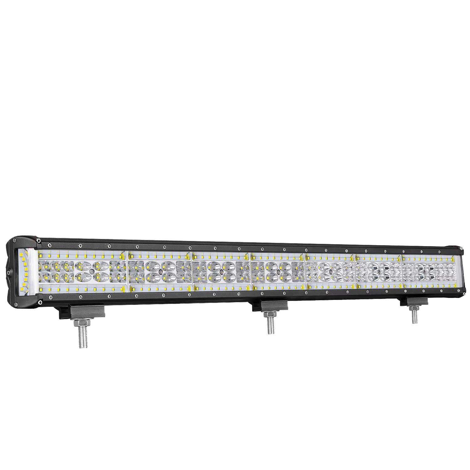 Side Shooter Led Light Bar, Muto-Beam 30 Inch 450W Quad Row Light Bar Led Fog Lamp Off Road Driving Spot Flood Combo Work Lamp F