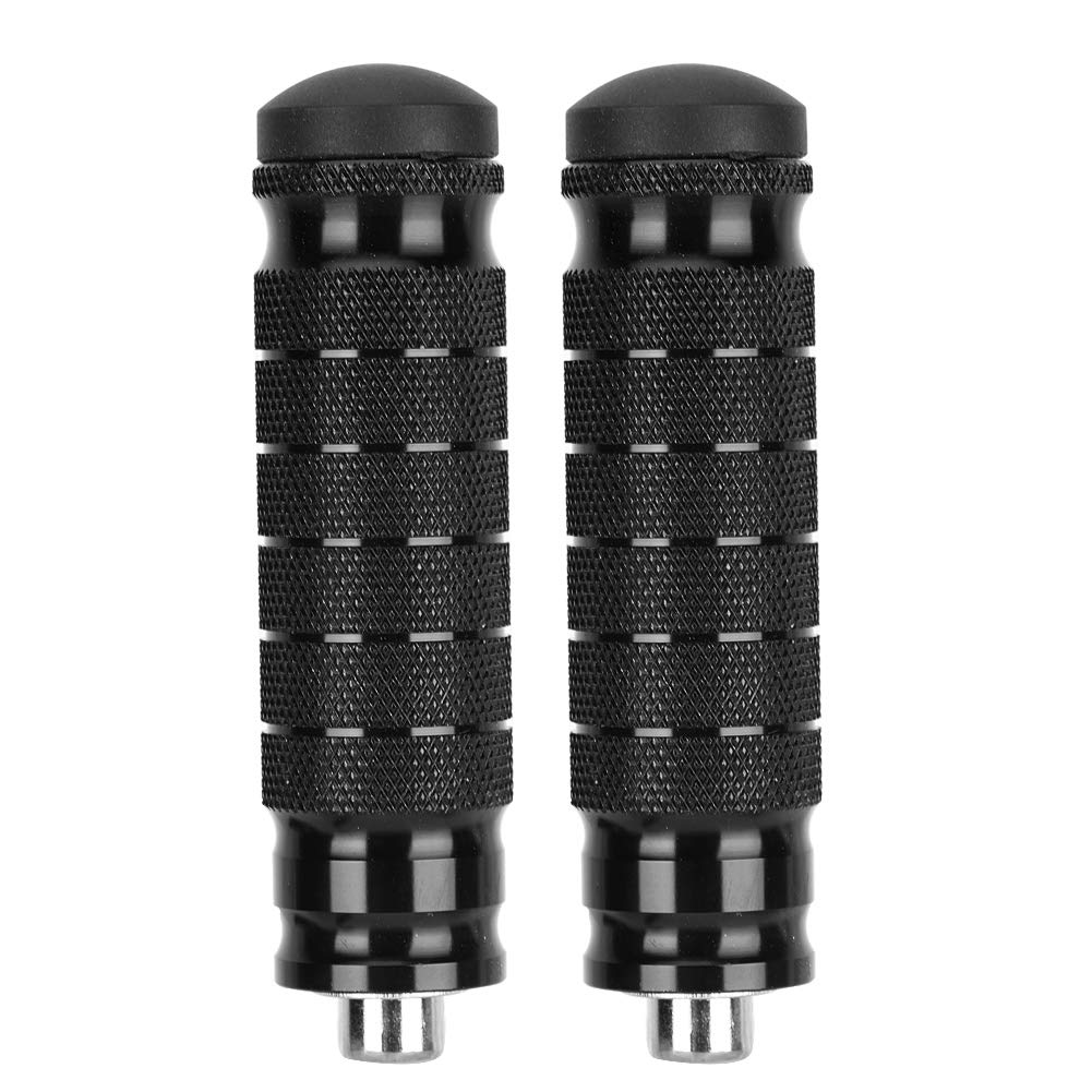 Motorcycle Footrests,2Pcs Motorcycle Rear Footrests Universal M8 Non-Slip Foot Rest Pegs Pedals
