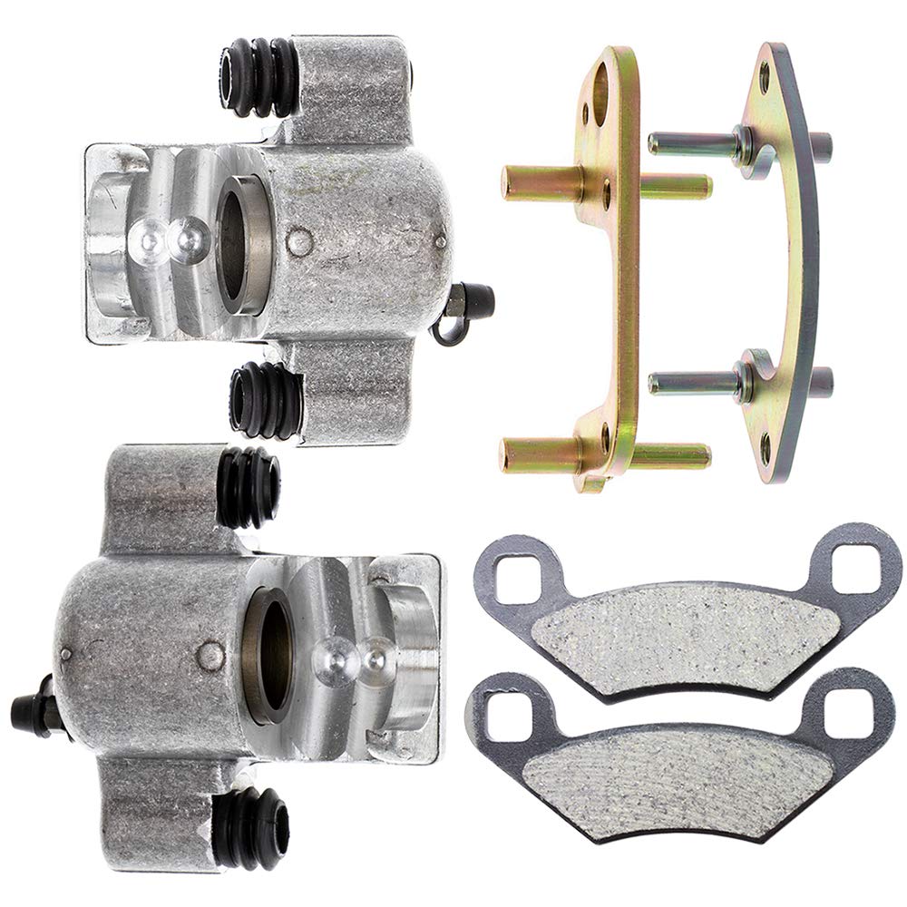 Niche Front Left Right Brake Caliper Pad Set For 1990-2000 Polaris Scrambler Trail Big Blazer Xplorer Magnum 250 300 400
