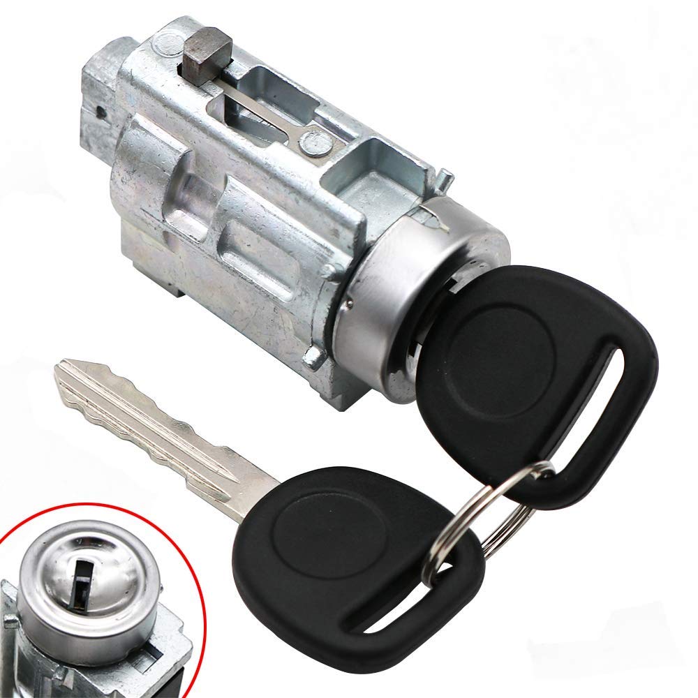 Ignition Starter Switch + Ignition Lock Cylinder w/2 Keys Fits for Chevy Malibu Impala Olds Alero Pontiac Grand Am Repalces OEM
