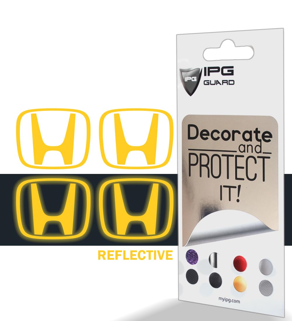 IPG Decal Made for Crosstour Accord Element CRV CRZ Ridgeline Odyssey Pilot Logo Center Cap Overlay Wheel Tire Decals Stickers (