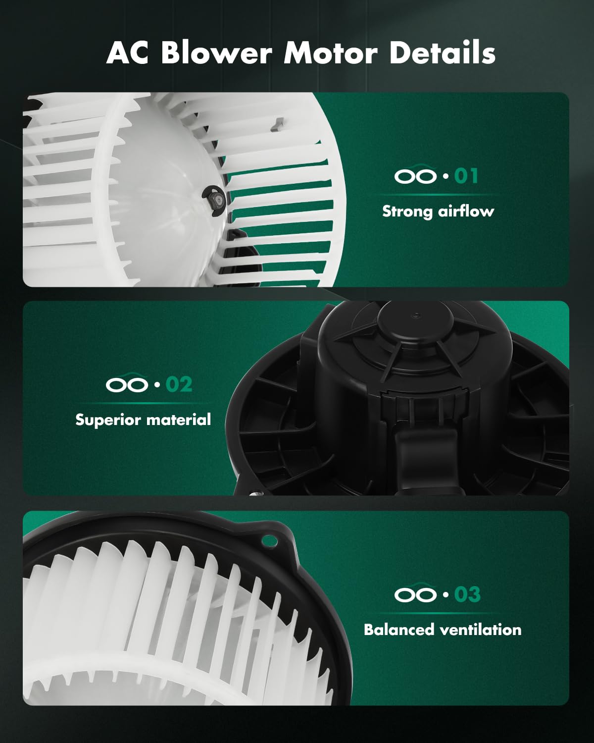 Scitoo 700133 Front Hvac Blower Motor With Fan Cage For Hyundai For Elantra L4 2.0L 2009 2010 2011 2012