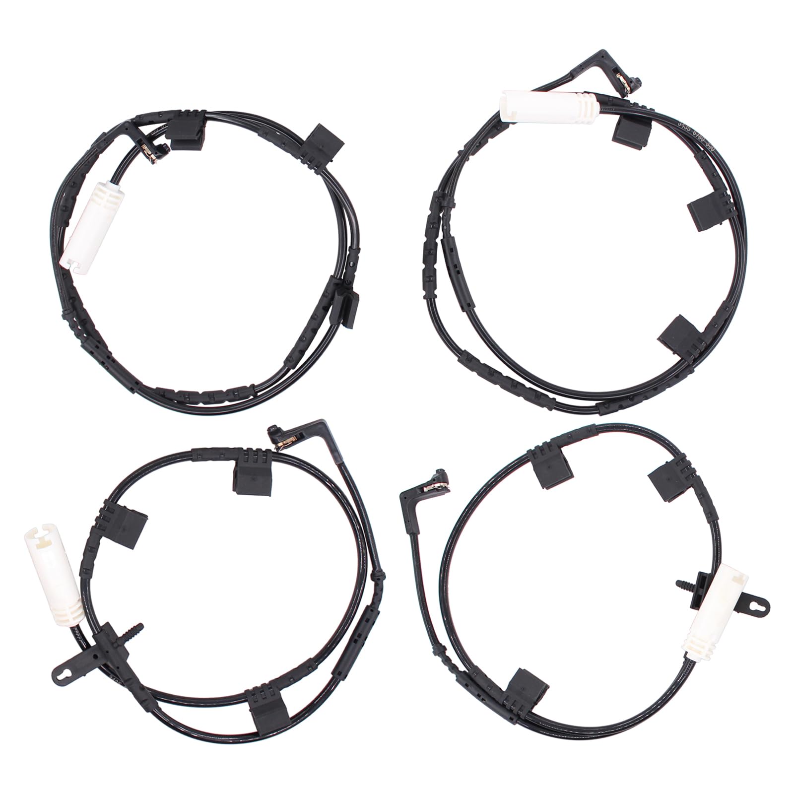 ApplianPar 4Pcs Front and Rear Brake Pad Wear Sensor Kit for Mini Cooper R55 R56 R57 R58 R59 1.6L 2007 2008 2009 2010