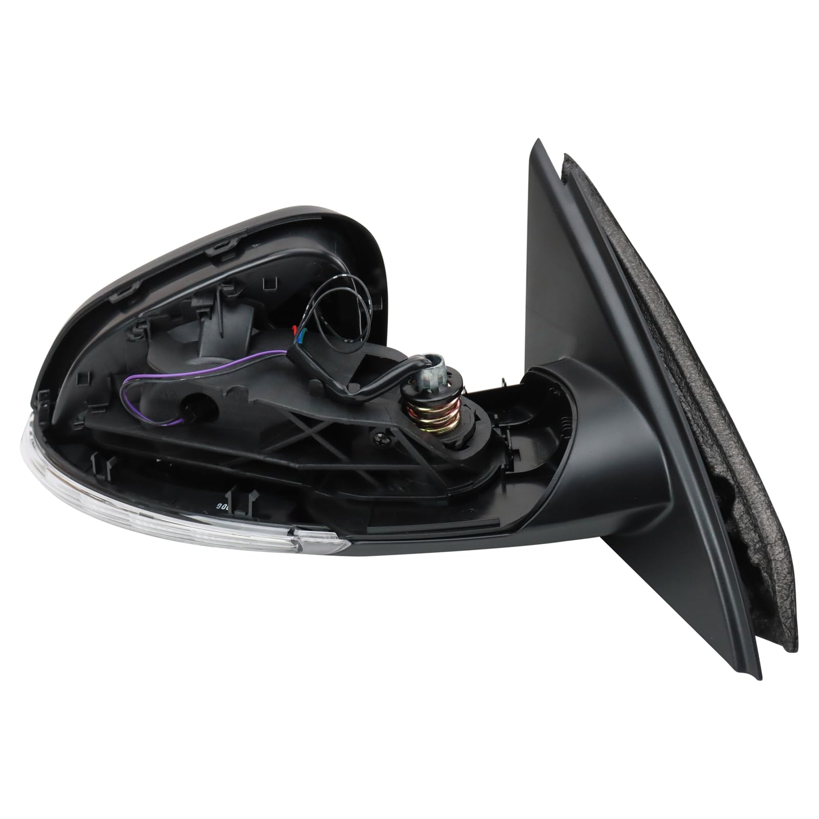 Trq Right Mirror Without Memory With Housing Turn Signal Passenger Side Compatible With 2011-2017 Buick Regal Gm1321486