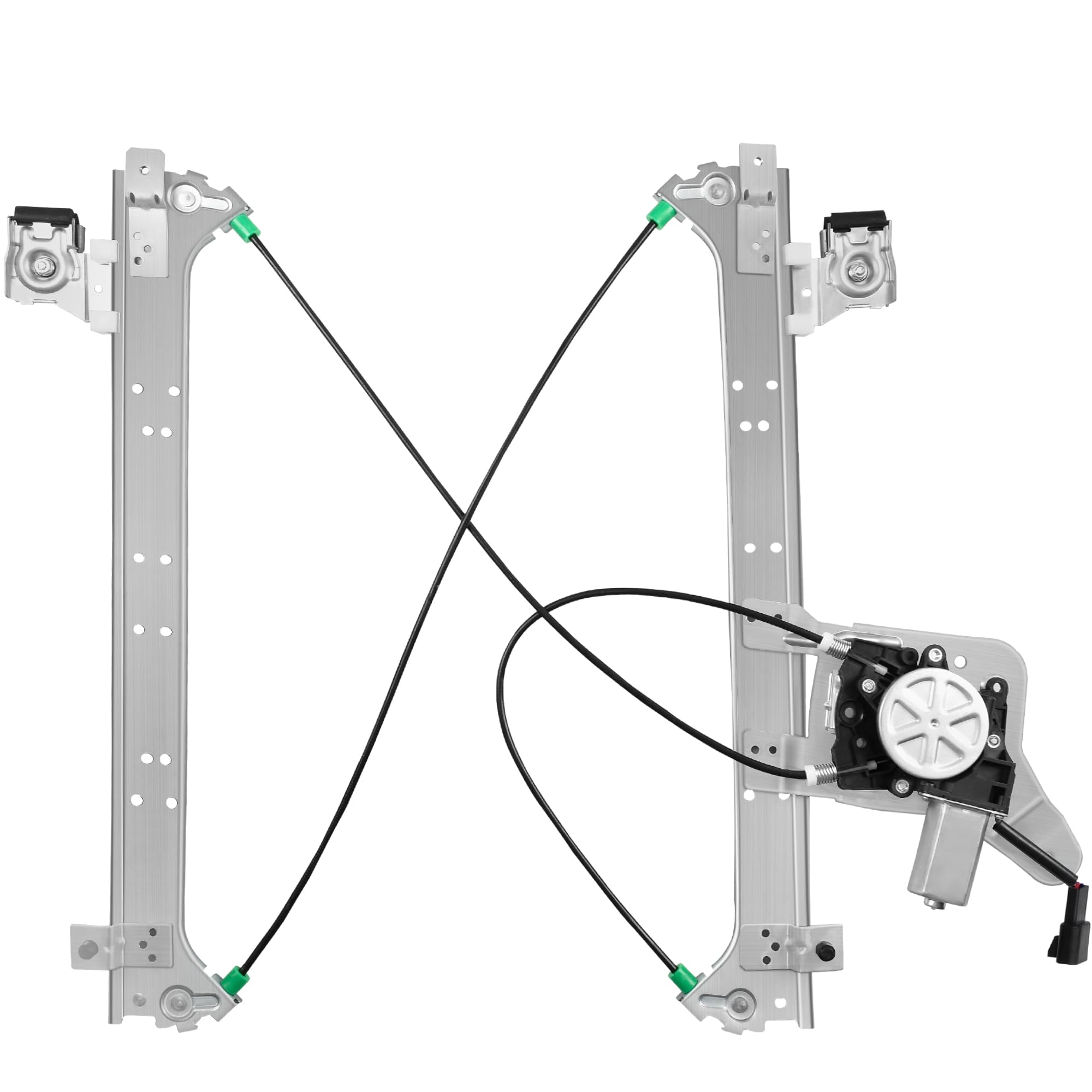 XIMAKA Rear Driver Side Power Window Regulator with Motor (2 Pins) Fit for 2001-2006 Chevrolet Silverado 1500 3500, Avalanche Su