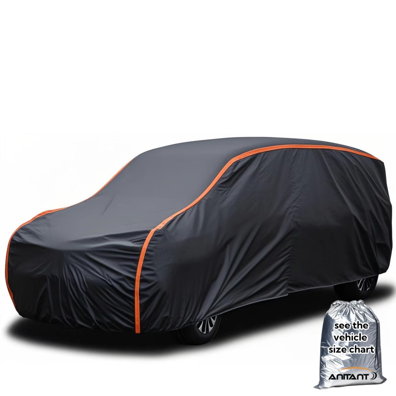 Lightweight Mini Van Cover Large Outdoor Car Cover Waterproof All Weather Fit Van Up To 229    L X 72'' W X 72'' H