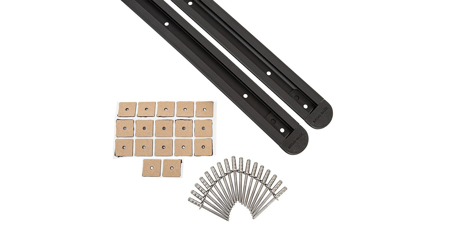 Rhino-Rack Aluminum Roof Rack Tracks For 2019-2022 Ford Ranger (Rts554)