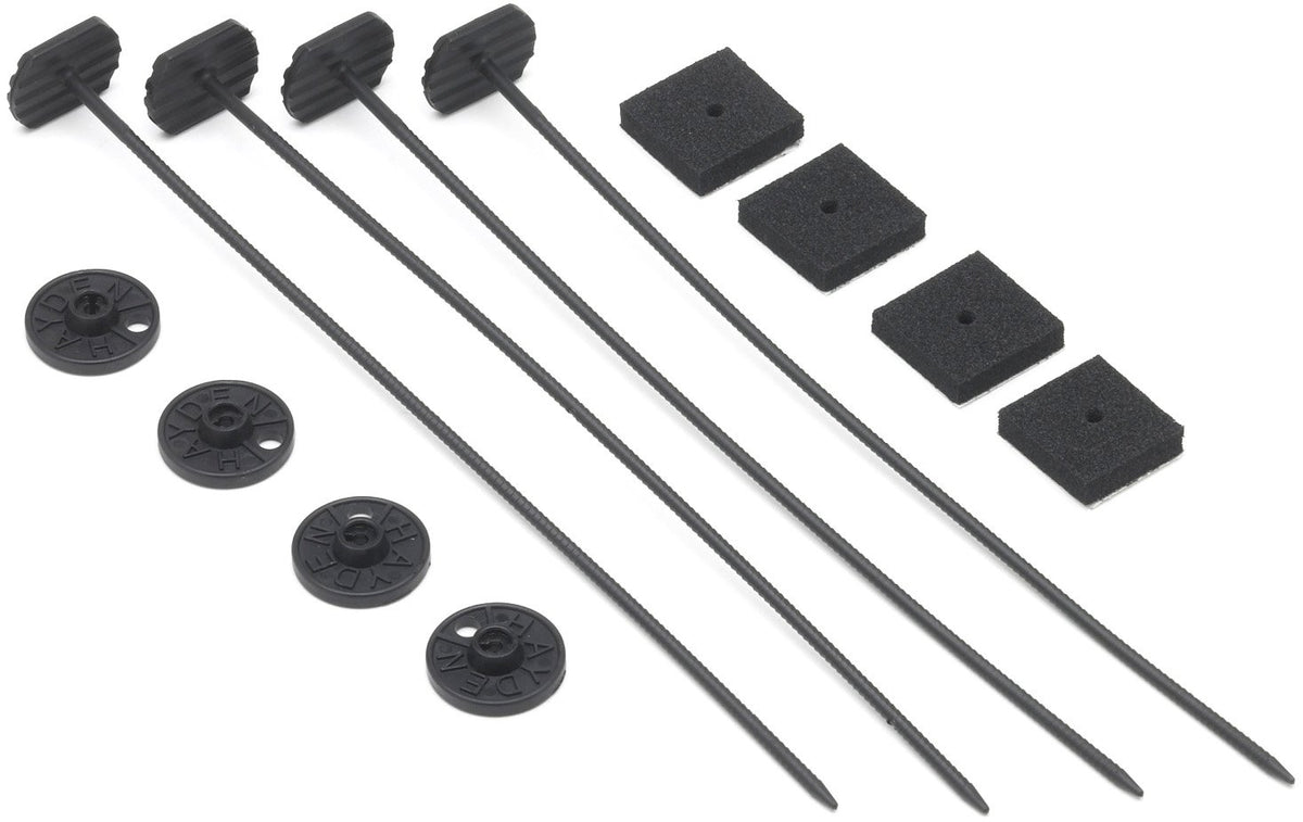 Hayden Automotive Quik-Mount Nylon Cooling System Mounting Rods With Vibration Pads (210)
