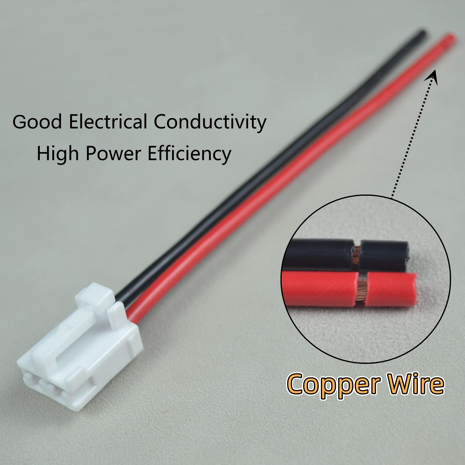 12 Gauge Blower Motor Connector Harness for Toyota Tacoma 2005-2016 Replace 82998-12380 90980-10916, 6 Inches 12 Gauge Wire Harn