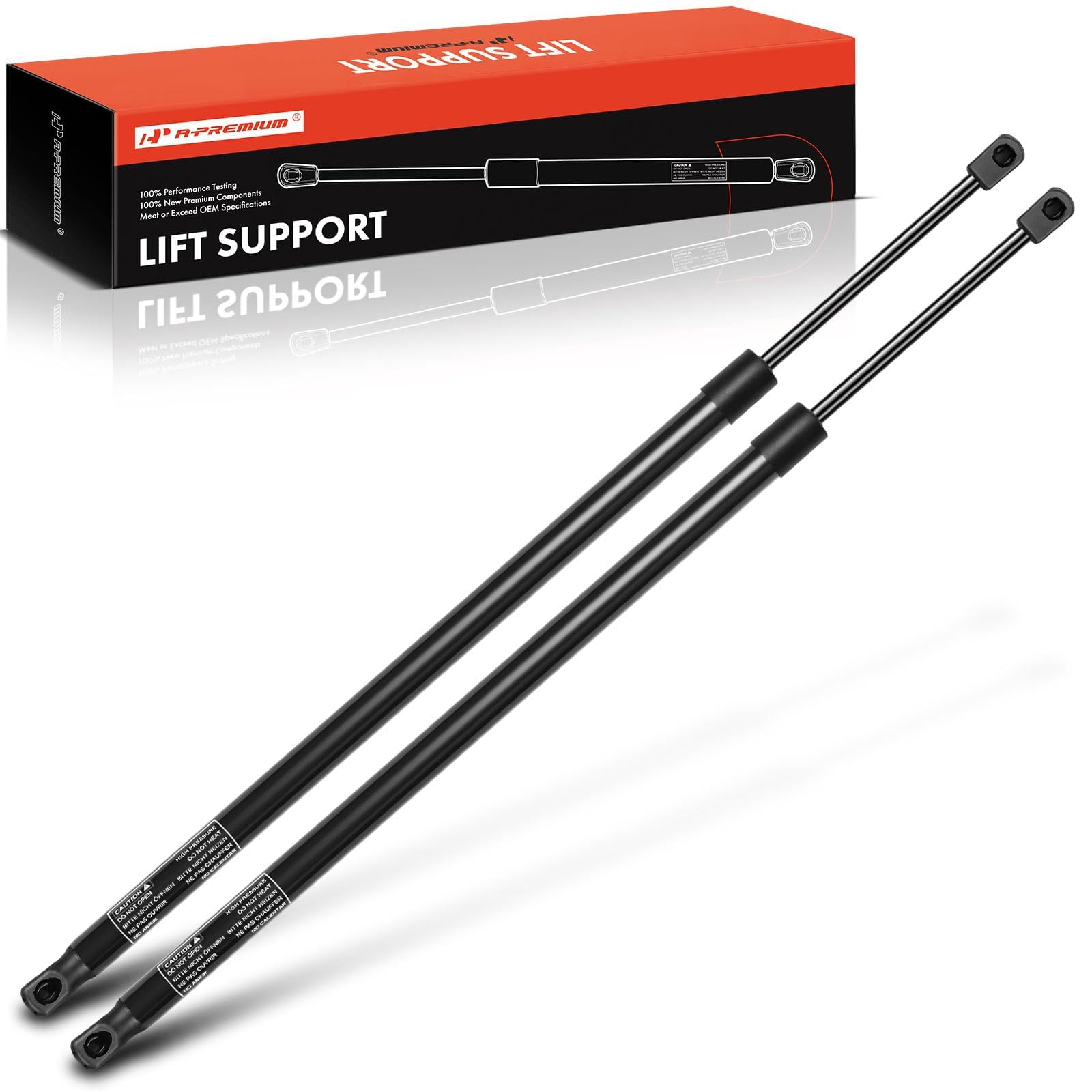 A-Premium Tailgate Rear Liftgate Lift Supports Shock Struts Compatible With Select Dodge Models - Durango 2011-2016 Sport Utilit