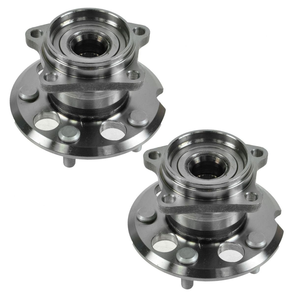 Trq Rear Wheel Hub Bearings Assembly Set Compatible With 2001 Hyundai Xg300 2002-2005 Xg350