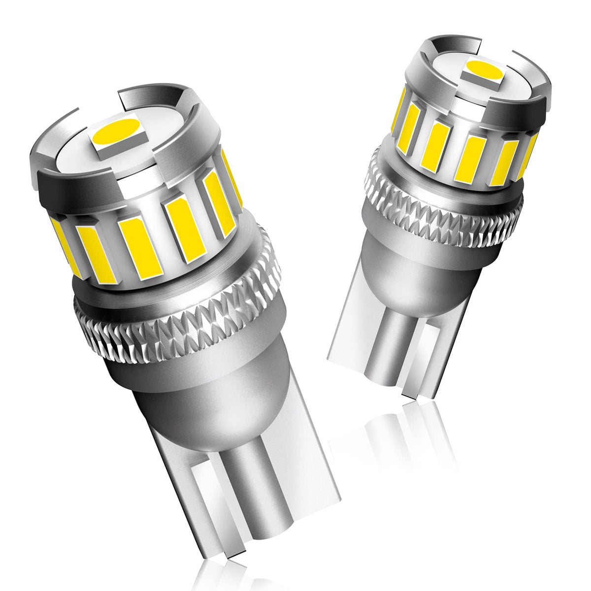 Autoone 194 Led License Plate Light 300% High Brightness T10 168 2825 W5W Bulbs For Dome Map Door Courtesy Interior Car 6500K Wh