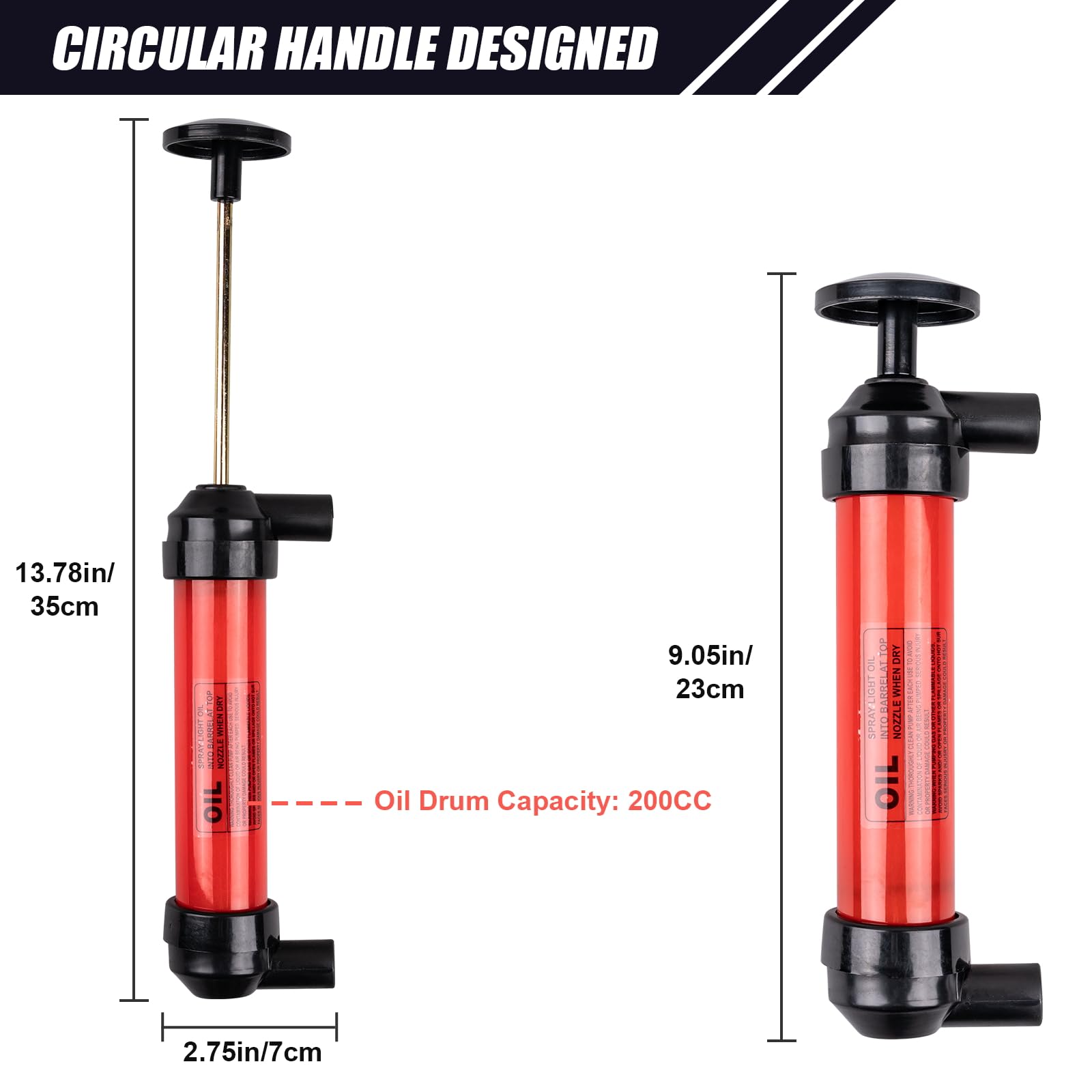 Siasky Siphon Pump Fluid Transfer Pump(2nd Generation), Fuel Transfer Hand Pump Kit for Gas, Oil, Water and Liquids, Efficient a