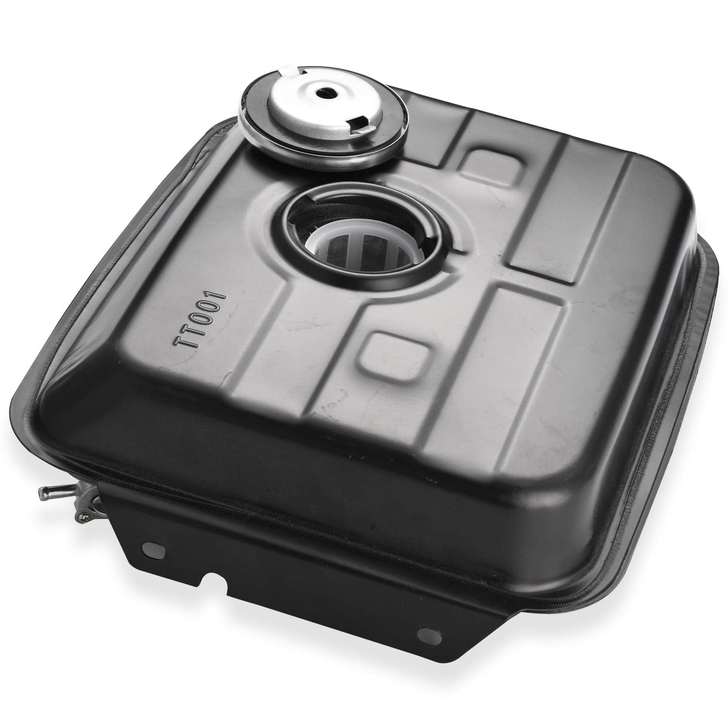 Cleo Gas Tank, Metal Fuel Tank With Fuel Gas Cap For Go Kart Atv 125-250Cc,Fits Taotao Go Kart And 4 Wheel Atv