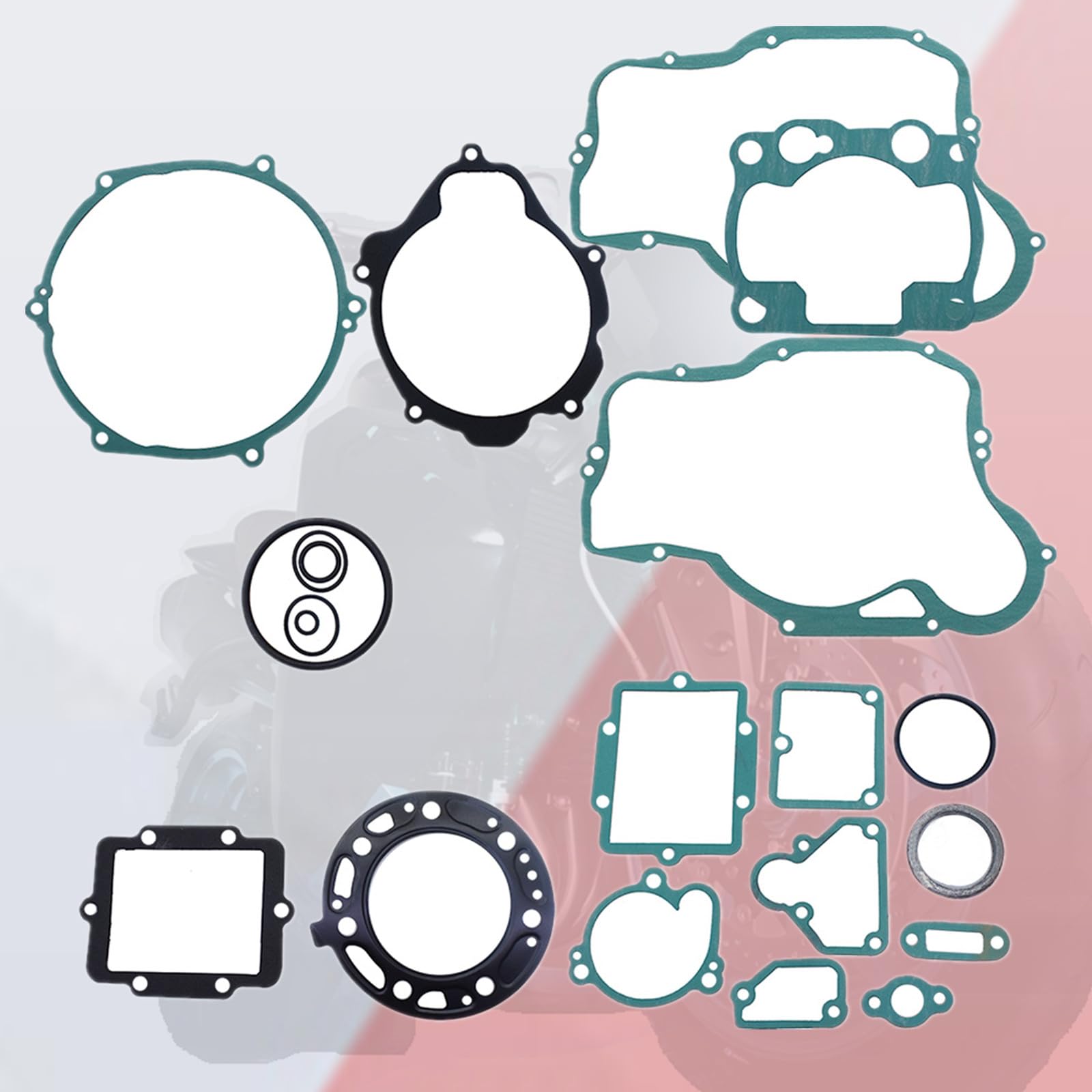 Autoparts New Top And Bottom End Gasket Kit Fit For Kawasaki Kx250 Kx 250 1993-2003