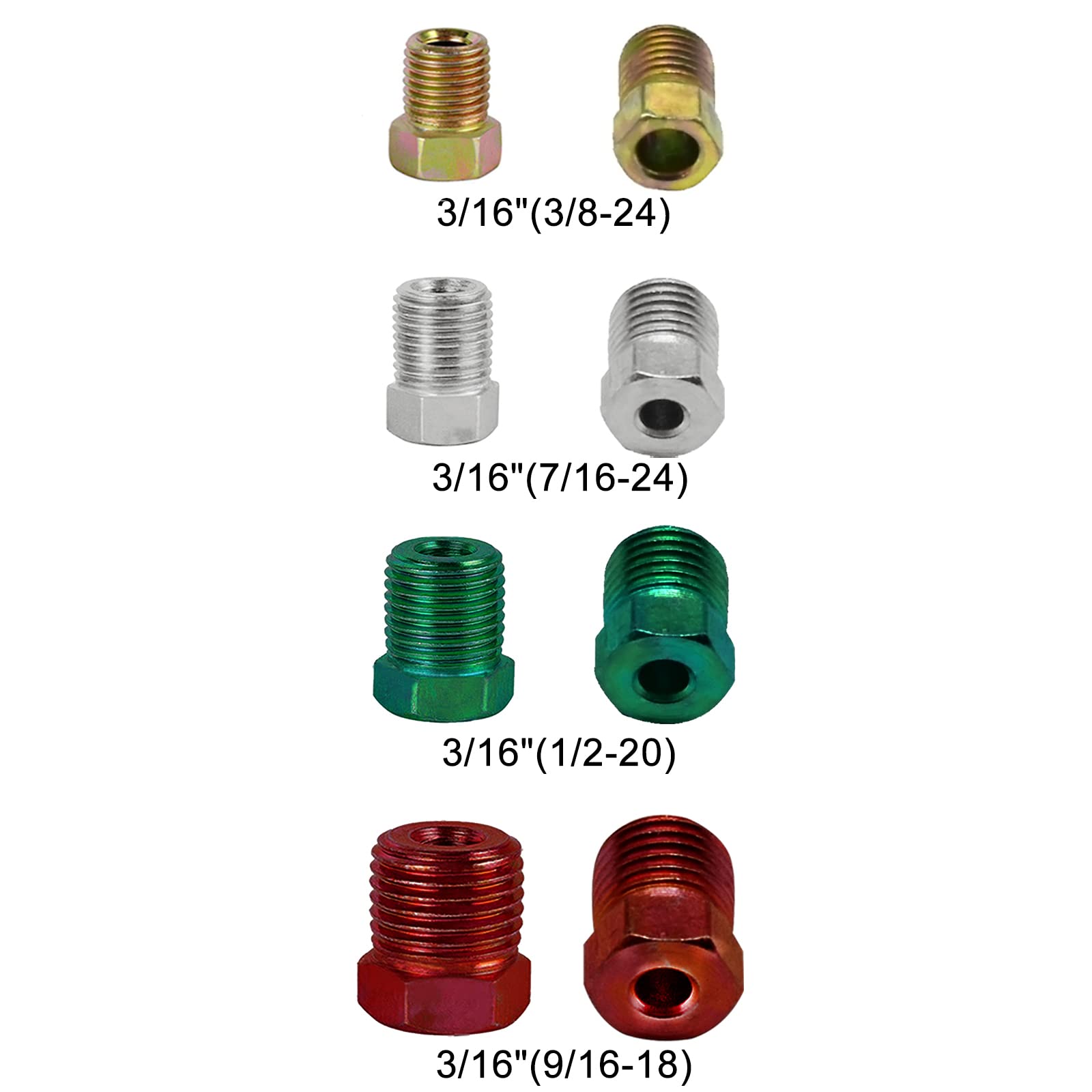 Muhize Upgraded 3/16 Copper Nickel Brake Line - 25Ft Non-Magnetic Brake Tubing With 16 Fittings For Corrosion Resistance