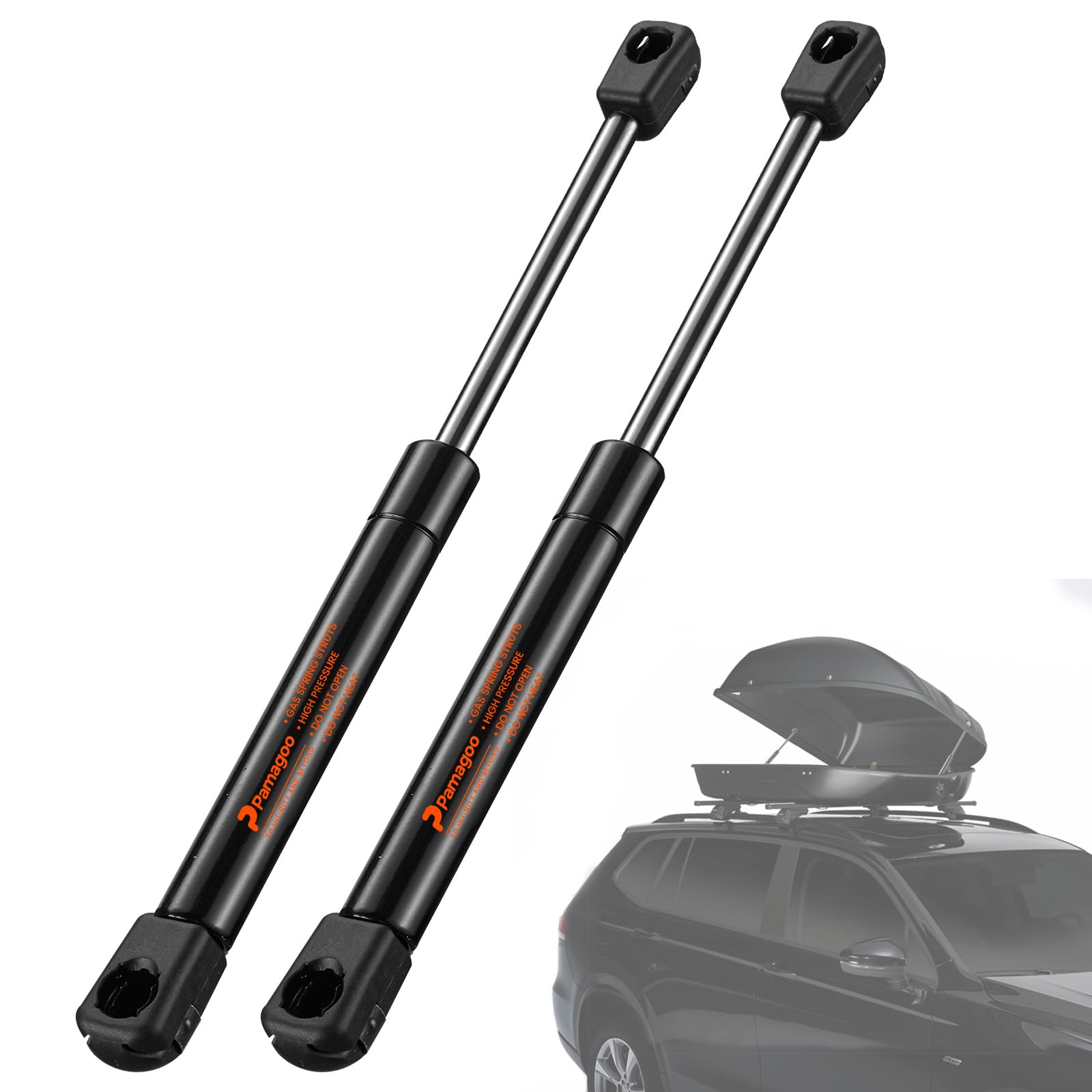 SX115P40 11 inch 40Lb/198 N Gas Struts, 2PCS 11 Gas Shocks Lift Support for Roof Top Pocket Box,Cub Cadet Tractor Cabinet Door