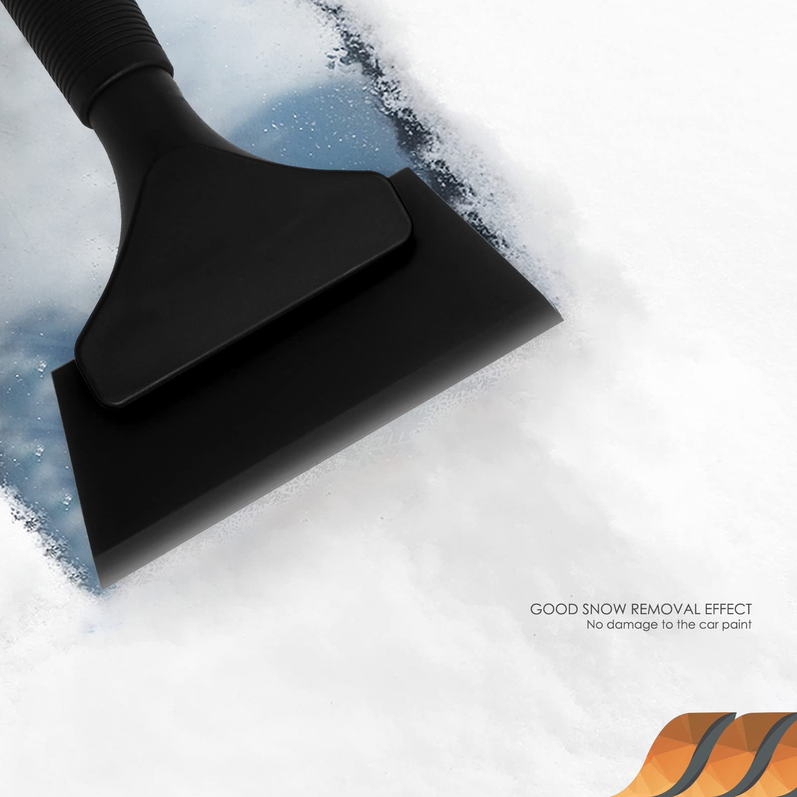 Ehdis Small Squeegee 5 Inch Rubber Window Tint Windshield Scraper For Car,Glass, Mirror, Shower, Door,Bathroom Cleaning (Black, 2)