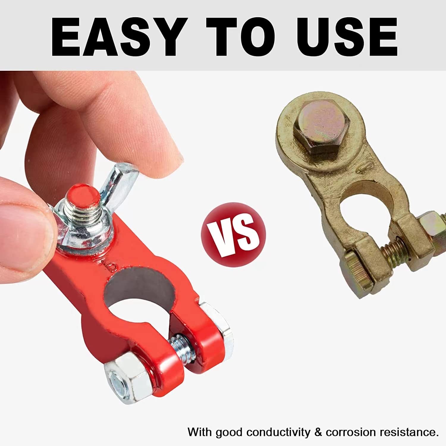 Universal Negative & Positive Battery Cable Terminals