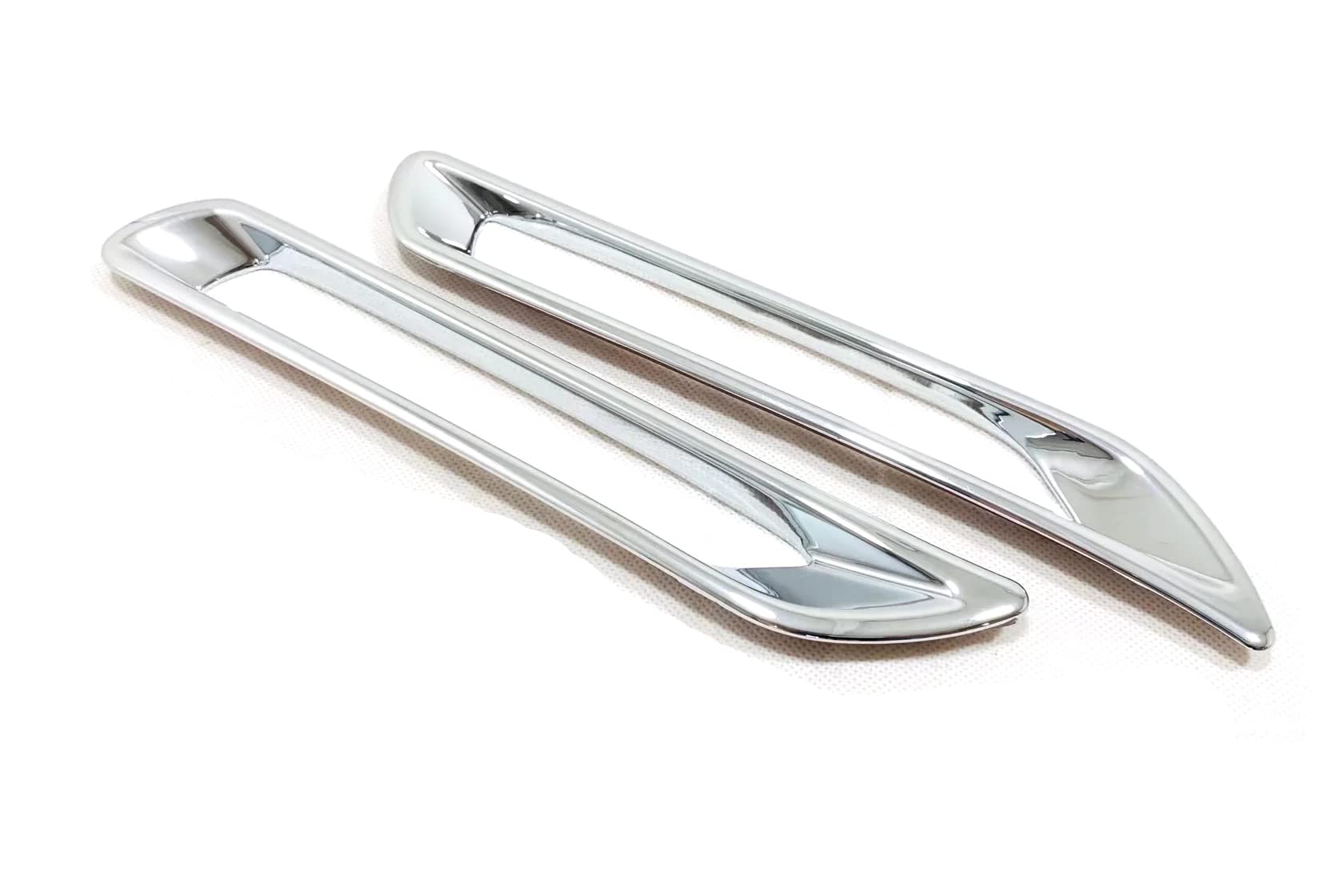 KELEIMAI Car Accessories Fit For Toyota RAV4 2019-2022 2023 2024 Exterior Rear Bumper Reflector Fog Lights Cover Trim (Glossy Ch