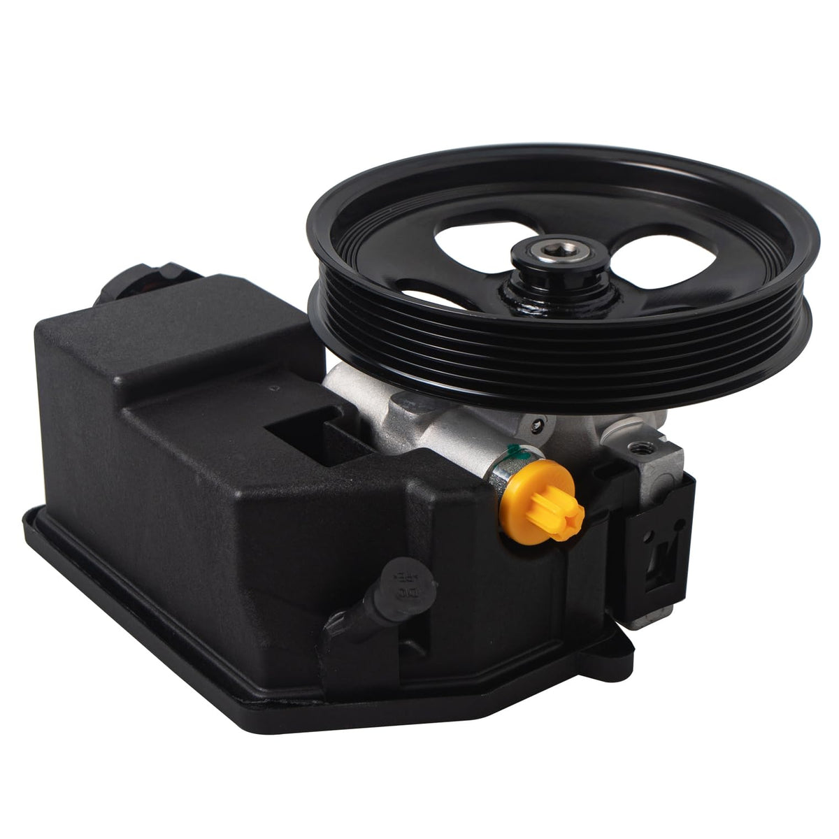 AUQDD 20-66989 New Power Steering Pump (For 2.8L 2.9L 3.5L 3.7L) Compatible With 2004-2012 Chevy Colorado /04-12 GMC Canyon (Pow