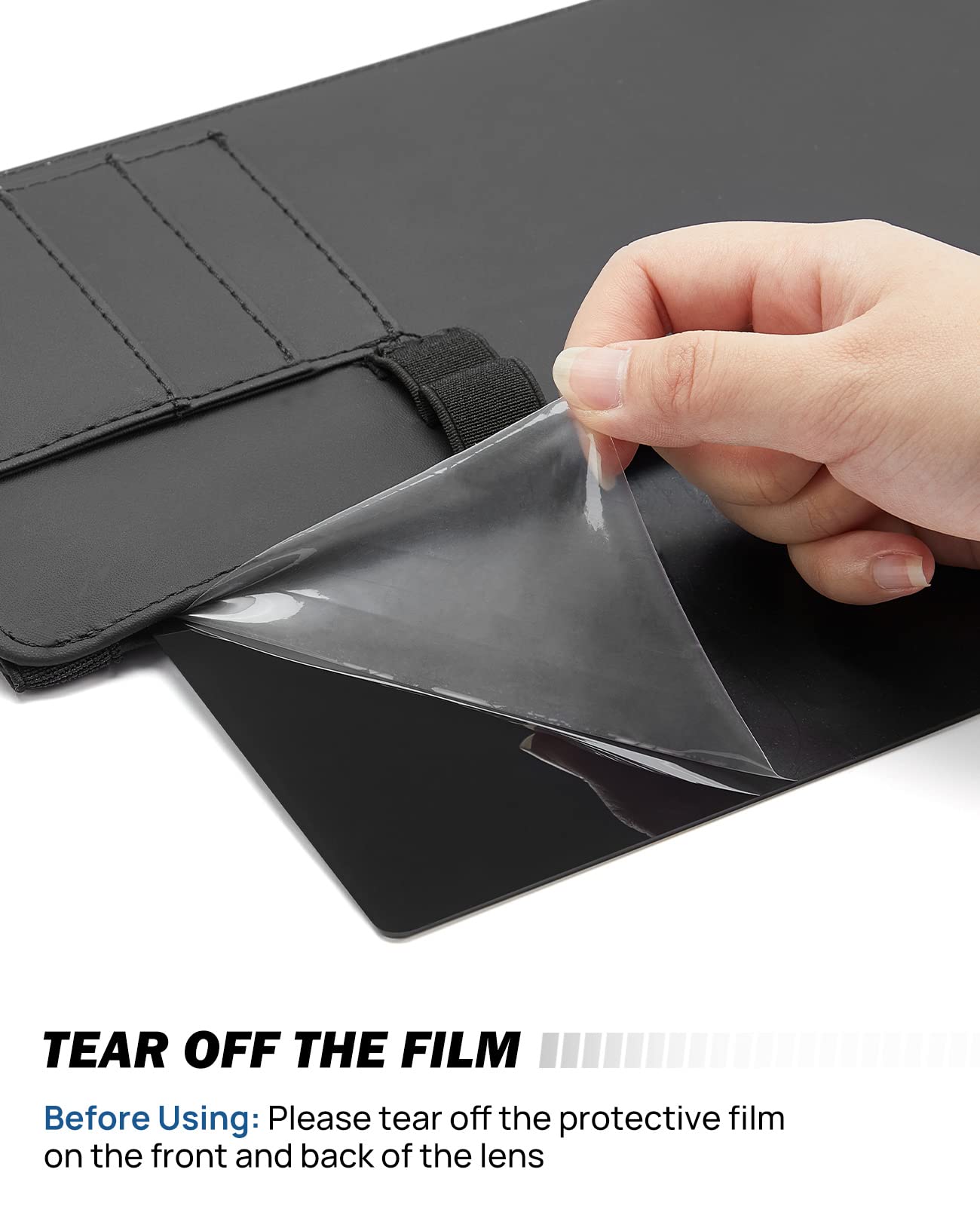 Joytutus Car Sun Visor Sunshade Extender, Adjustable Car Sun Visor Extender Protects From Anti-Glare, Uv Rays Blocker Window Sun Visor Windshield Sunshade Extender For Car