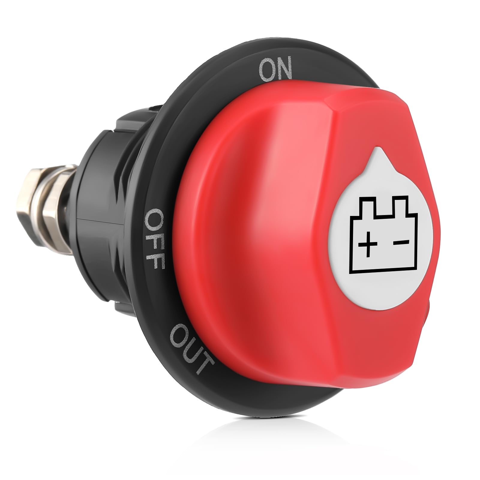 ISINFLASH Battery Disconnect Swicth 12-48V, Battery Master Cut Shut Off Isolator Switch for Marine Boat RV ATV Car Utv Vehicle, 